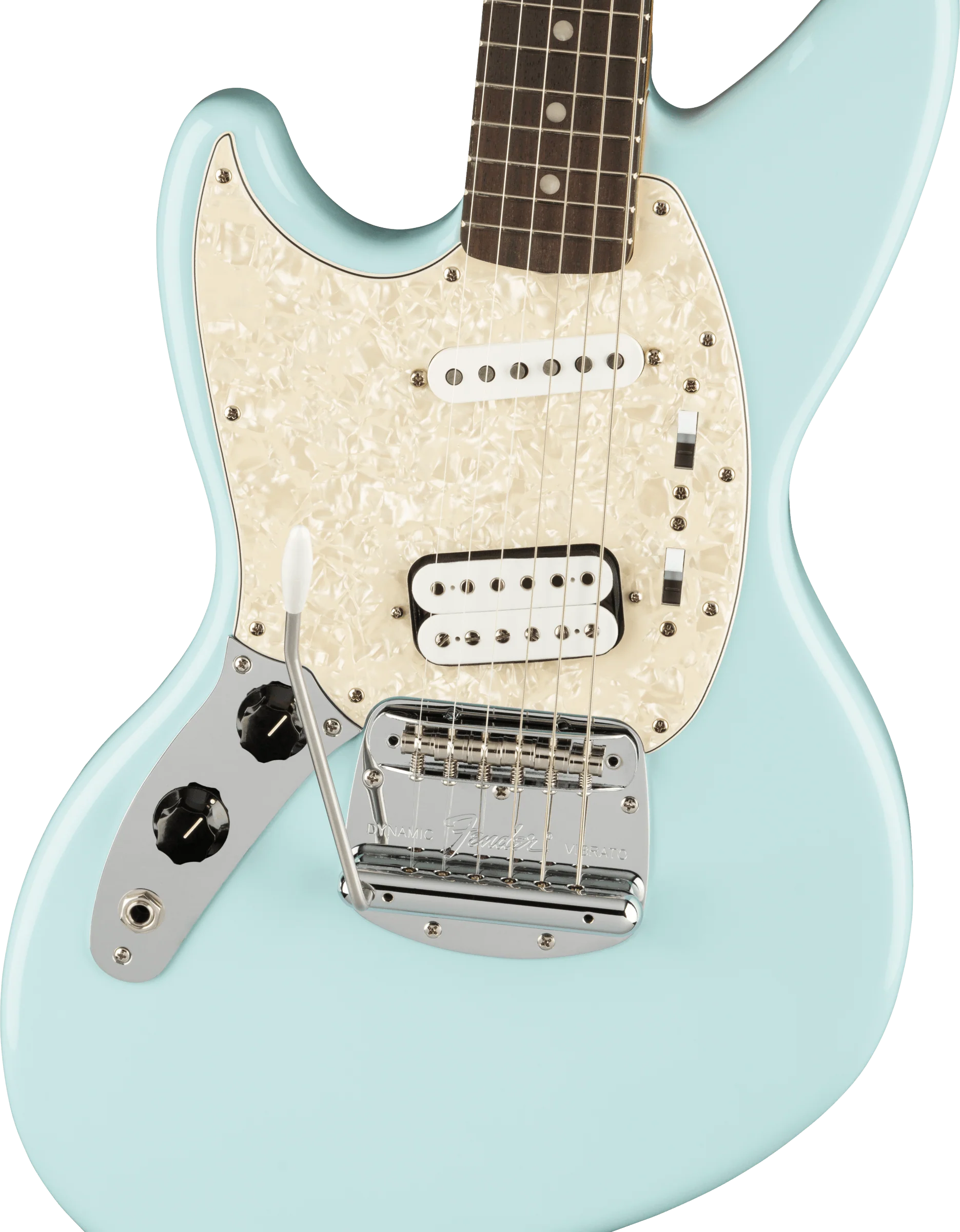 Fender Artist Series Kurt Cobain Jag-Stang Left-Hand Rosewood Fingerboard Sonic Blue - Image 3