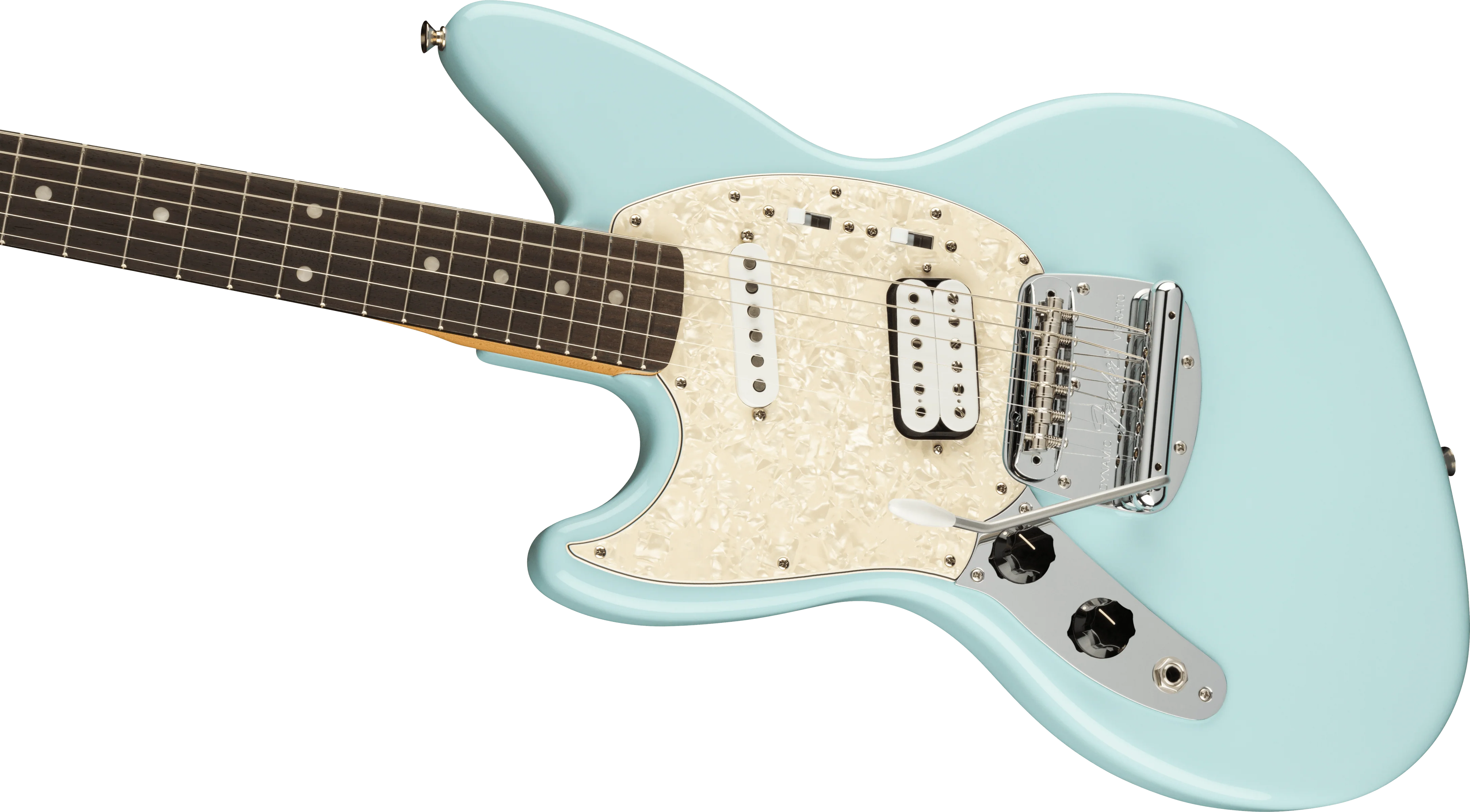 Fender Artist Series Kurt Cobain Jag-Stang Left-Hand Rosewood Fingerboard Sonic Blue - Image 4
