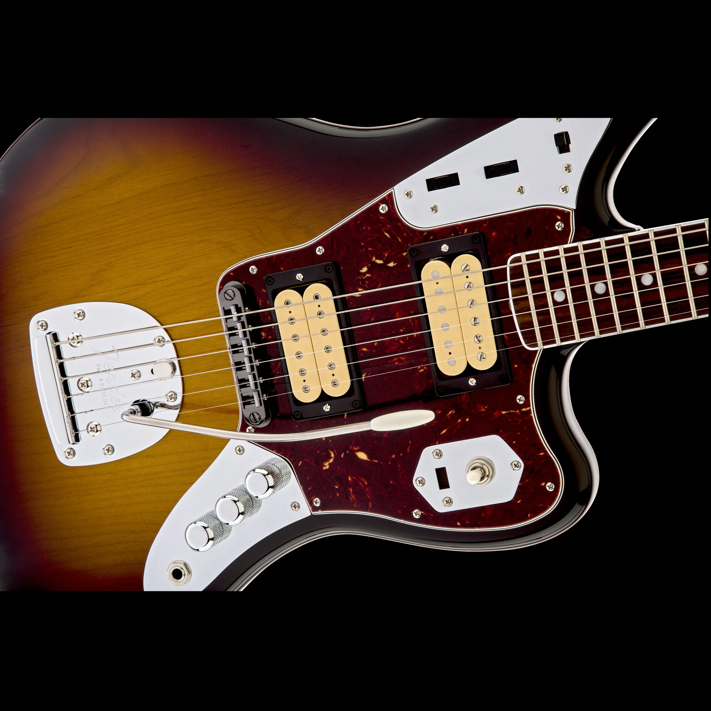 Fender Artist Series Kurt Cobain Jaguar 3-Color Sunburst with Case - Image 3
