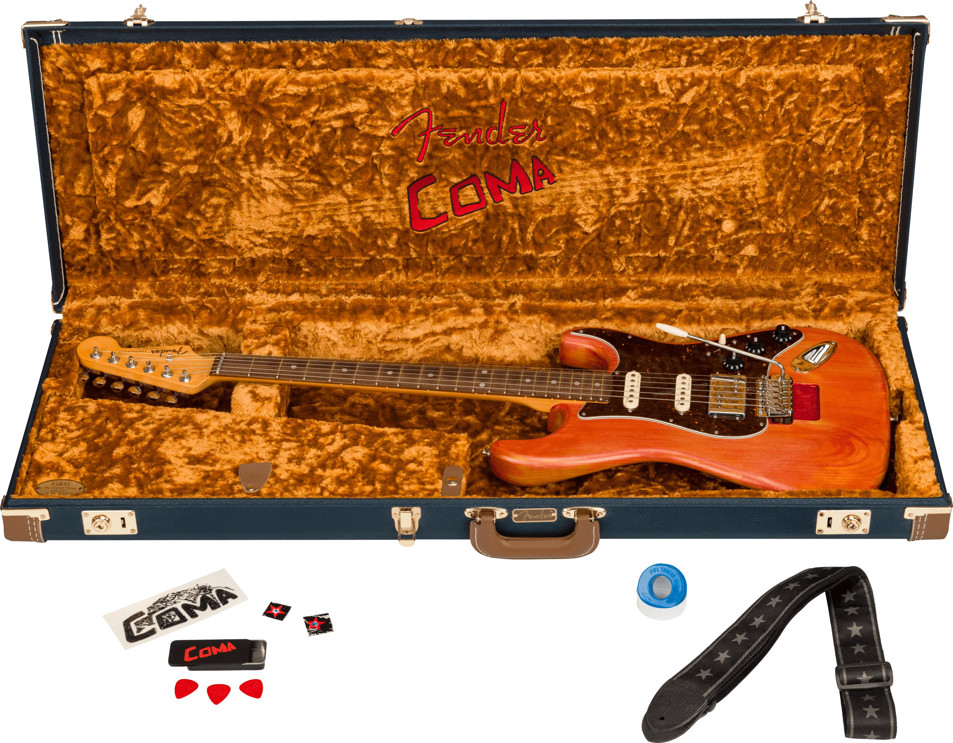 Fender Artist Series Michael Landau Coma Stratocaster Rosewood Fingerboard Coma Red With Case - Image 6