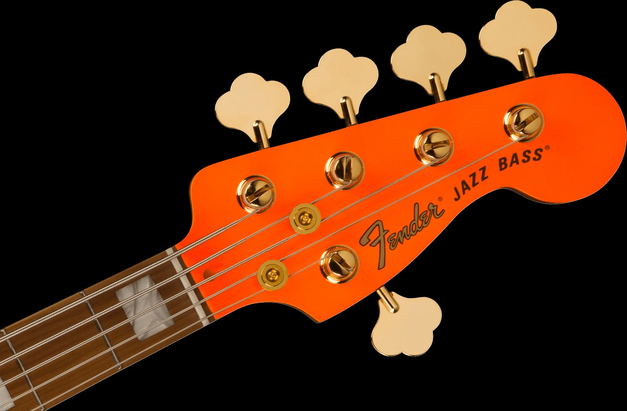 Fender Artist Series MonoNeon Jazz Bass V Maple Fingerboard Neon Yellow With Bag - Image 6