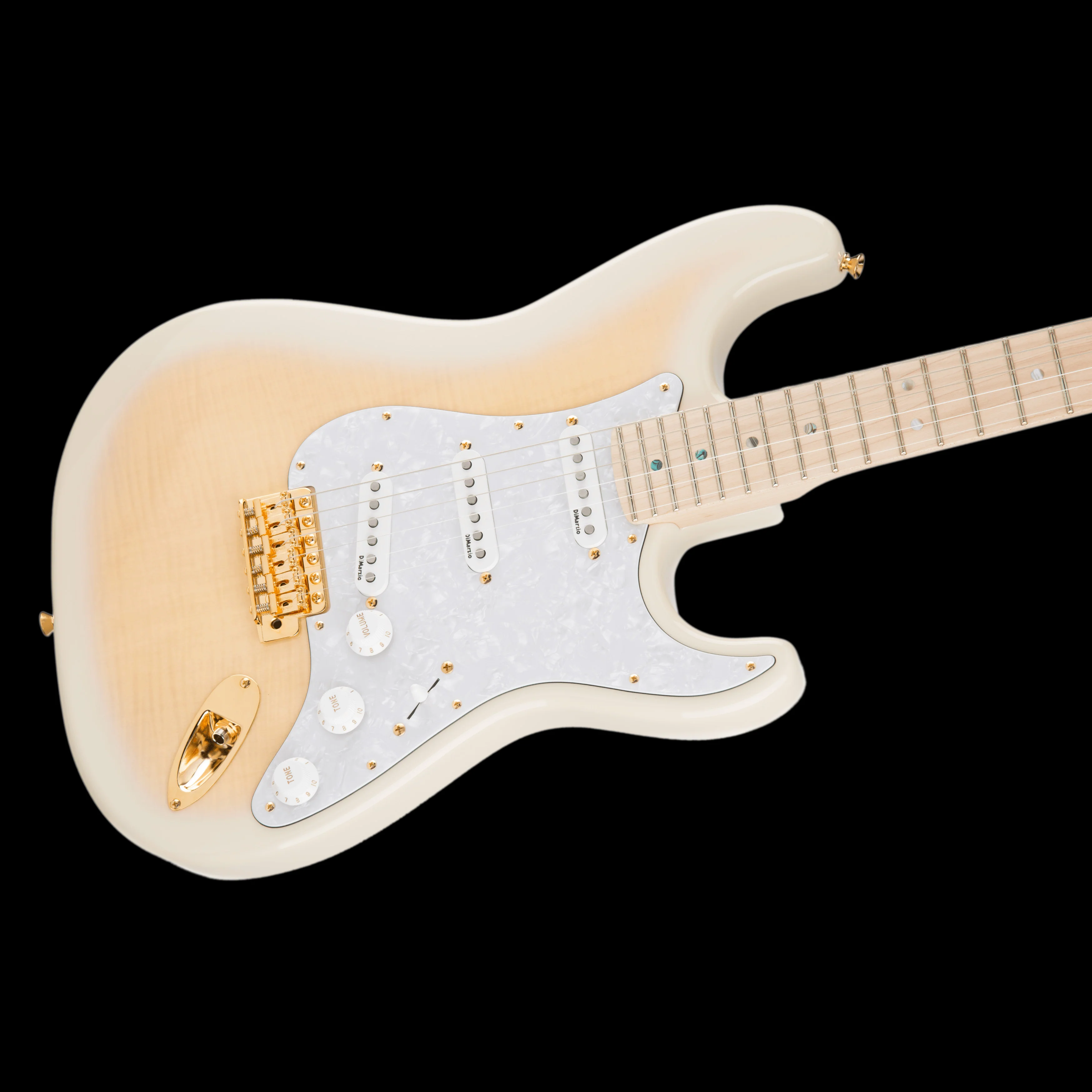 Fender Artist Series Richie Kotzen Stratocaster Transparent White Burst With Gig Bag - Image 3