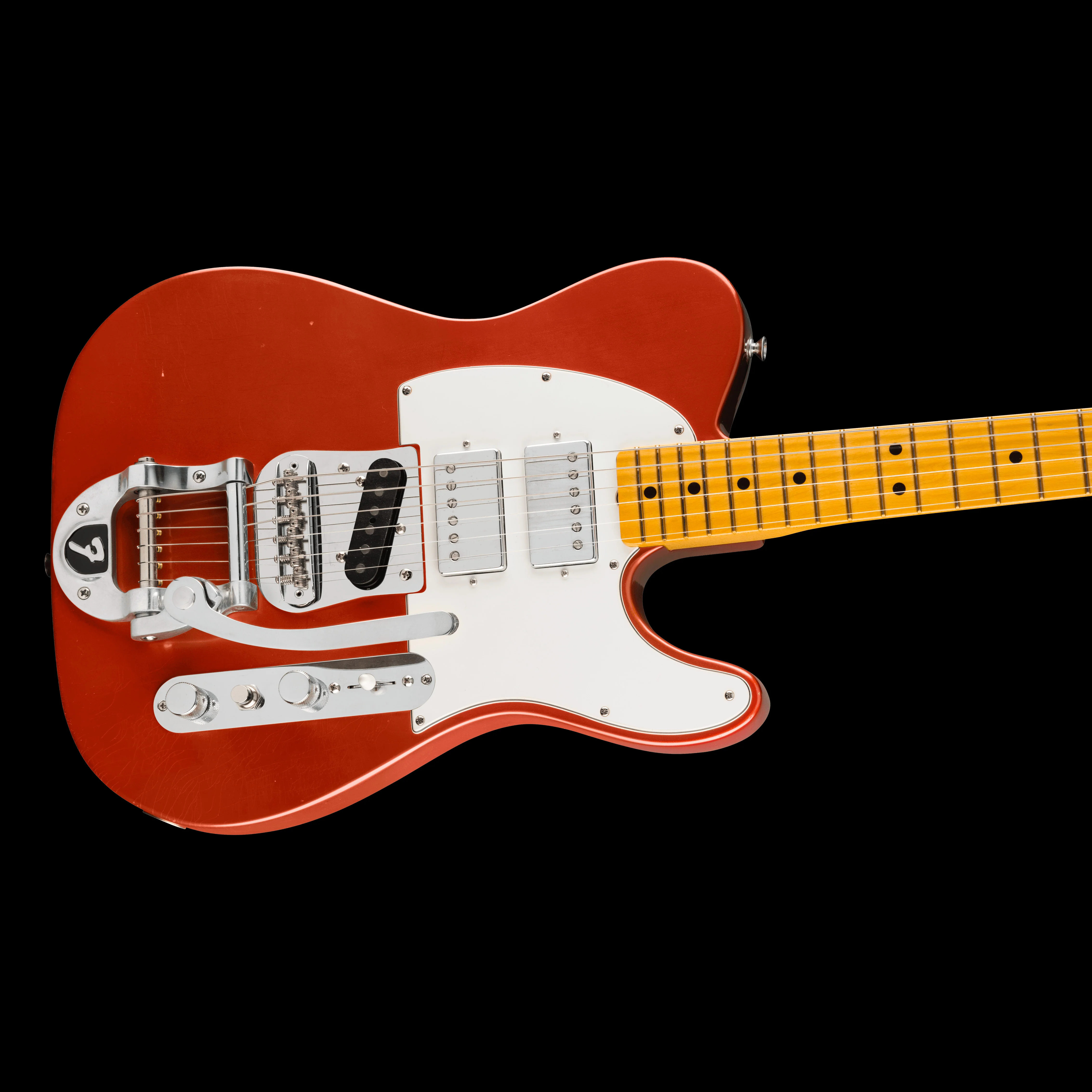 Fender Artist Series Stories Collection Mike Campbell Red Dog Telecaster Red Dog Red - Serial # MC250615 - Demo - Image 4