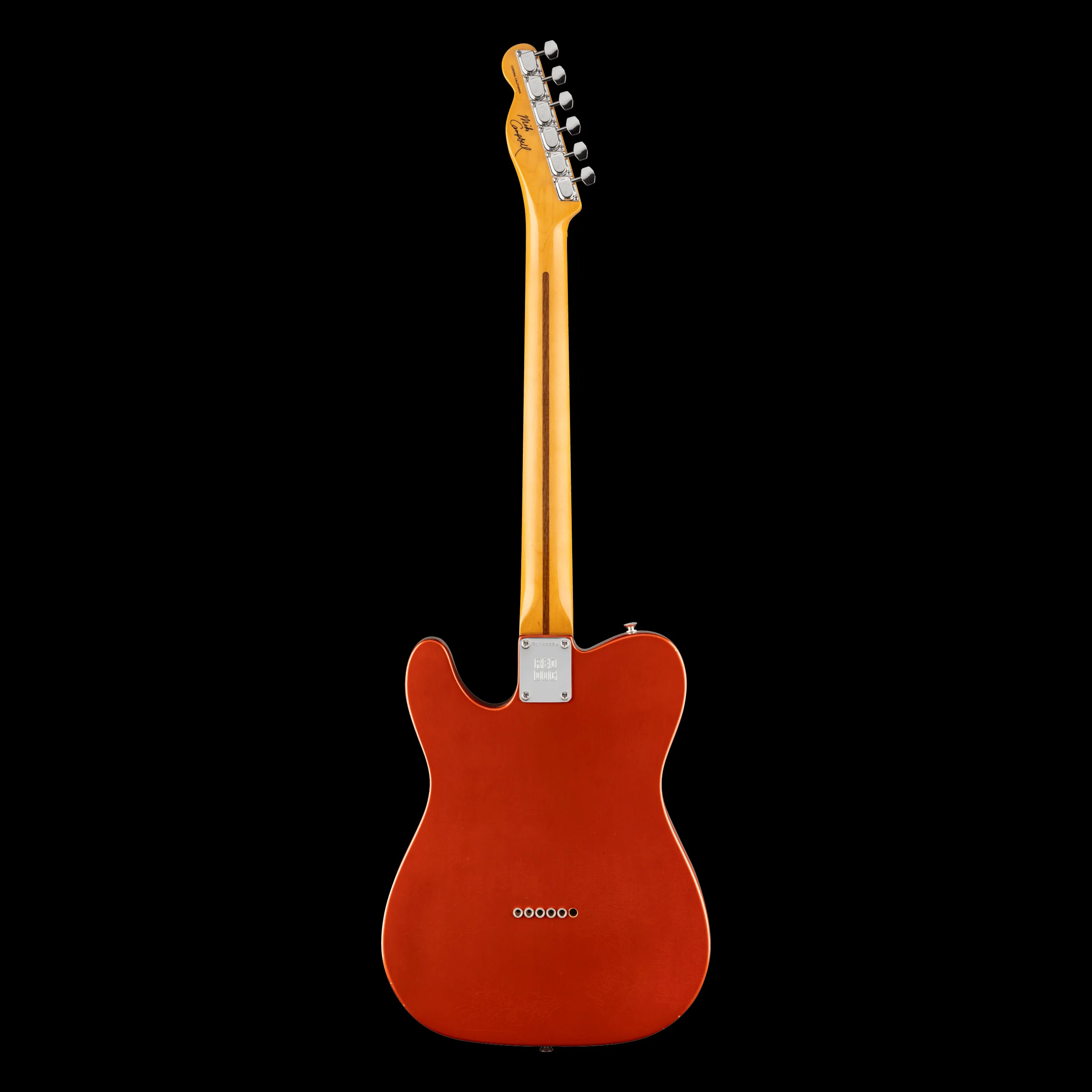 Fender Artist Series Stories Collection Mike Campbell Red Dog Telecaster Red Dog Red - Serial # MC250615 - Demo - Image 5