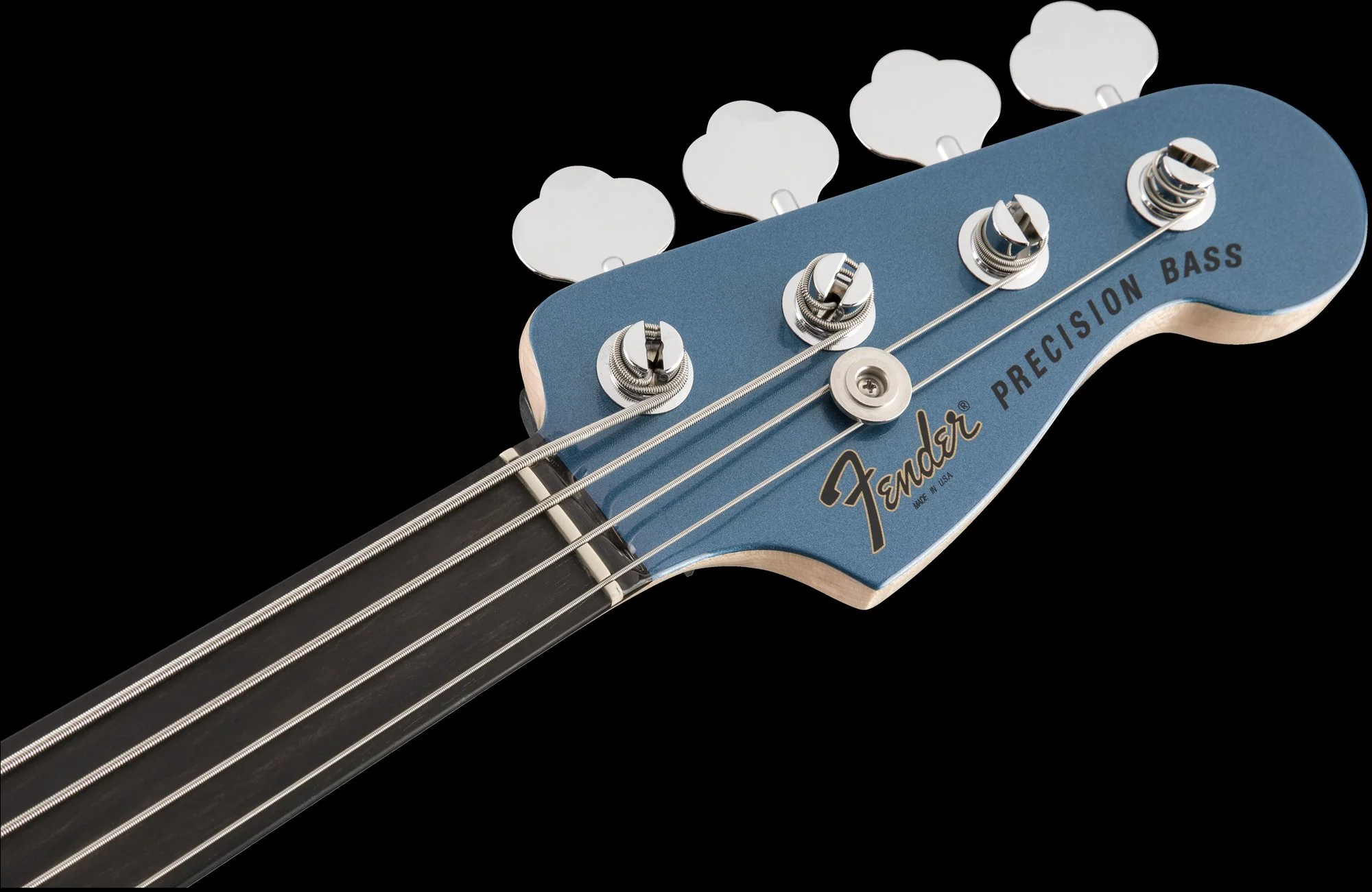 Fender Artist Series Tony Franklin Fretless Precision Bass Lake Placid Blue W/Case - Image 6