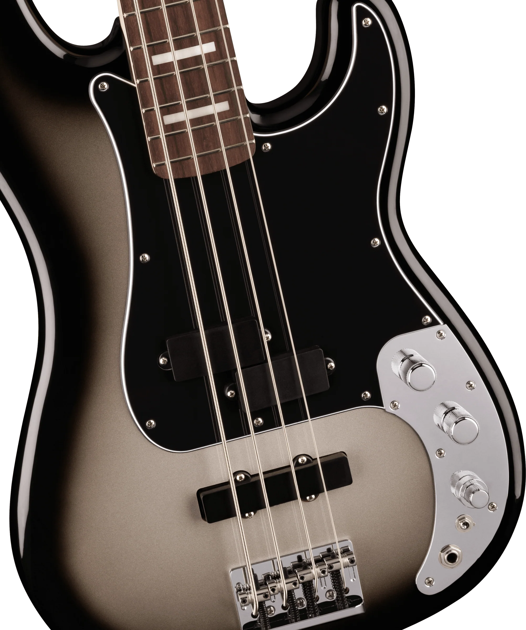 Fender Artist Series Troy Sanders Precision Bass Silverburst With Gig Bag - Image 3