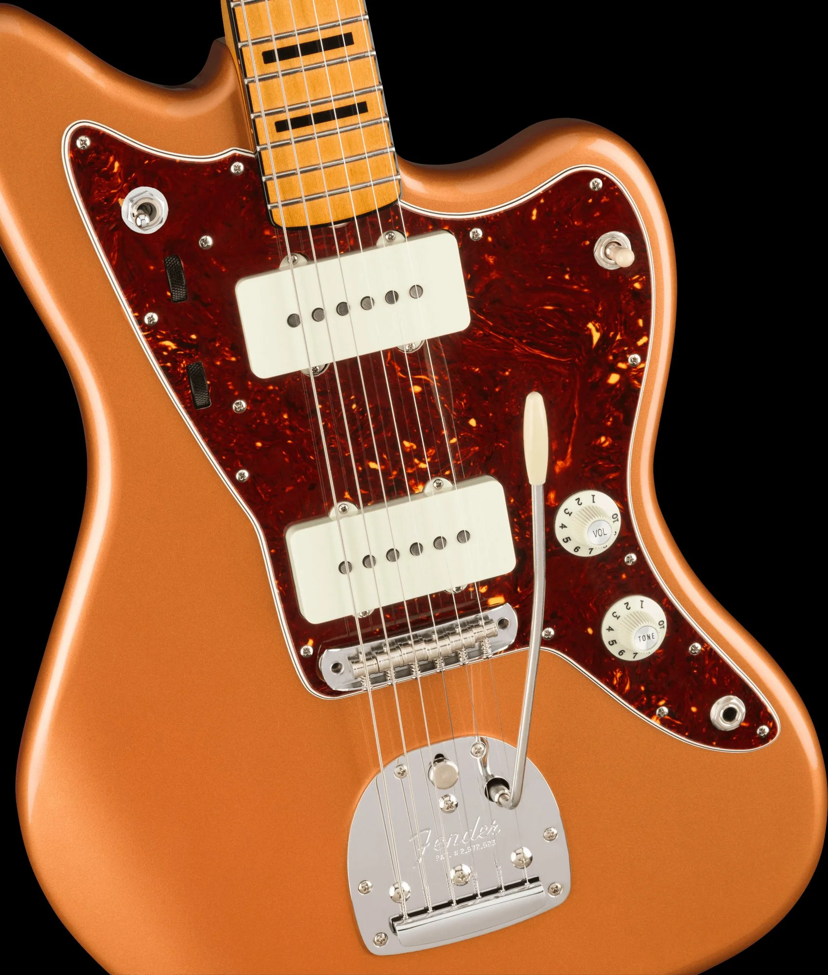 Fender Artist Series Troy Van Leeuwen Jazzmaster Copper Age Guitar With Case - Image 3