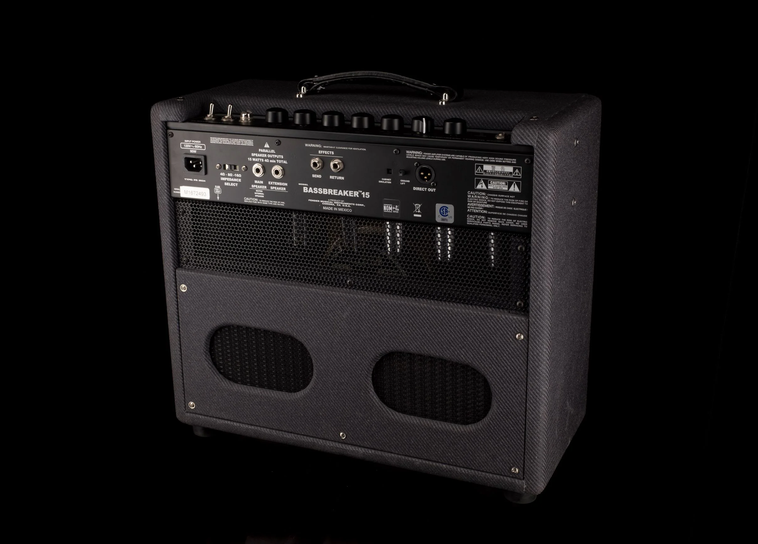 Fender Bassbreaker 15 EL84 Tube Guitar Amplifier Combo ***B-Stock*** - Image 14
