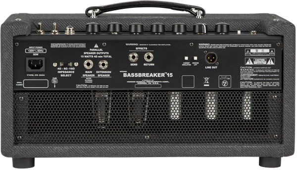 Fender Bassbreaker 15 EL84 Tube Guitar Amplifier Head - Image 6