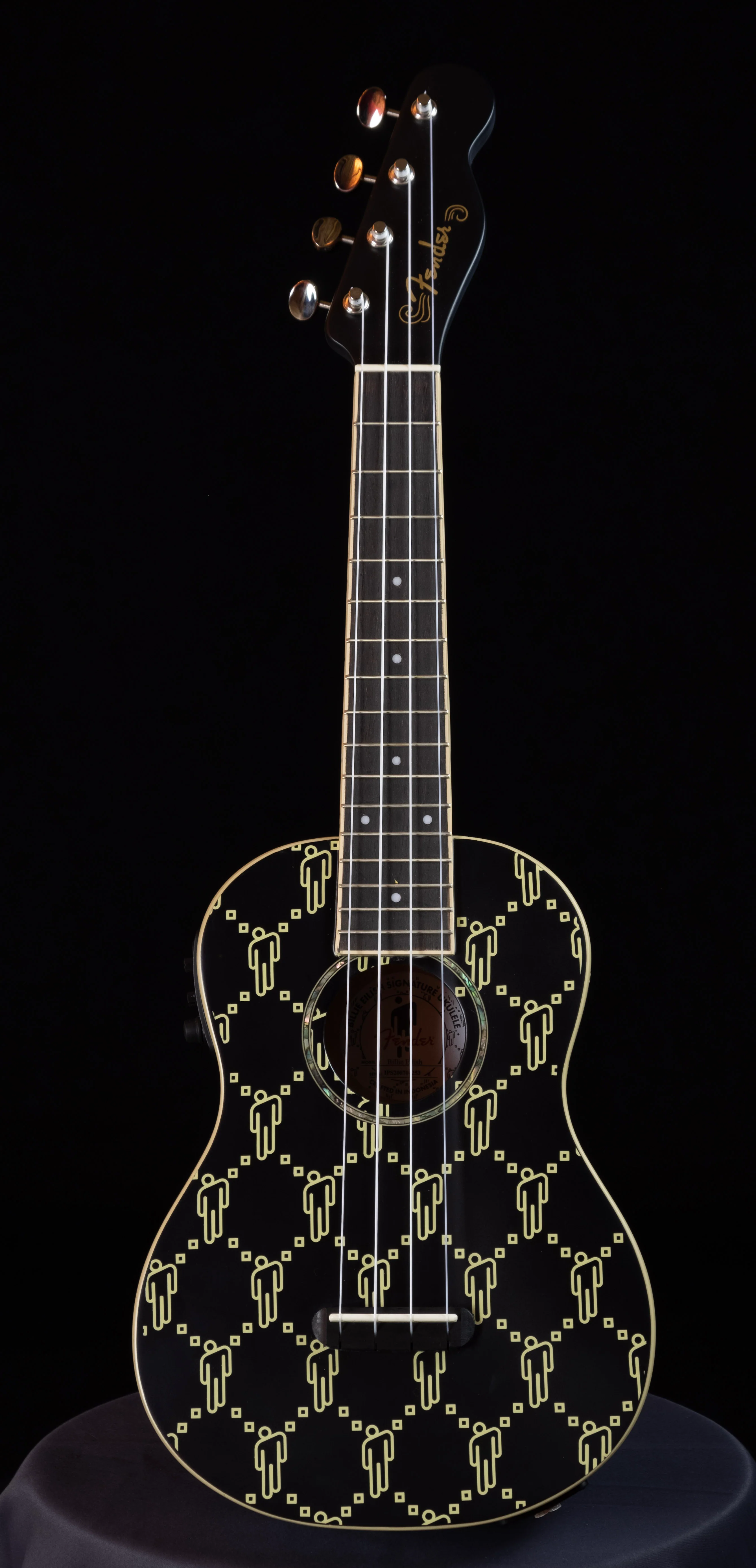 Fender Billie Eilish Ukulele Walnut Fingerboard Black - Image 2