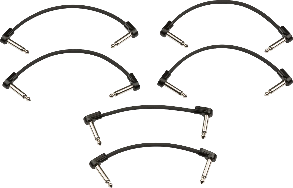 Fender Blockchain Patch Cable Kit Black Extra Small Cables - Image 2