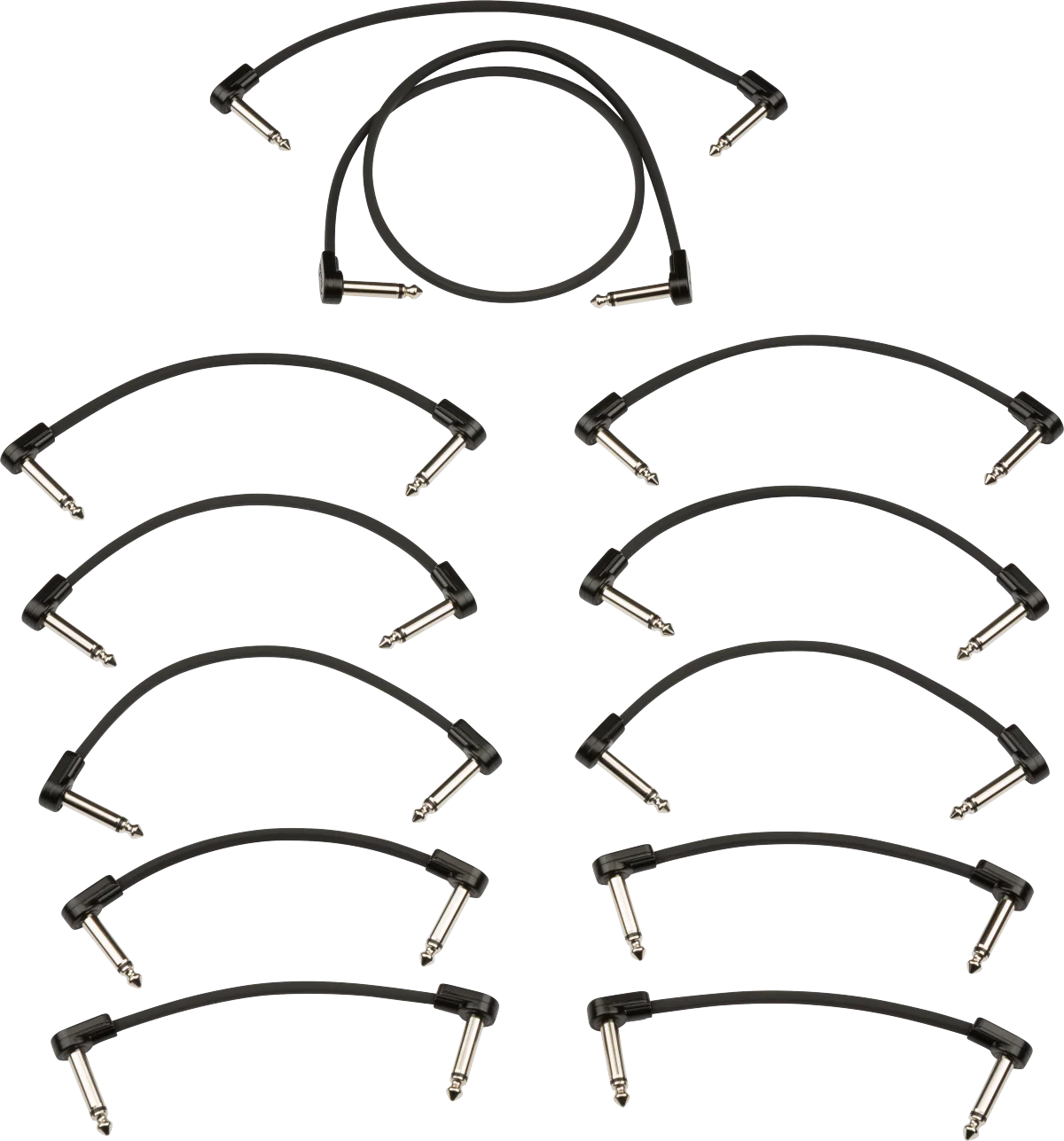 Fender Blockchain Patch Cable Kit Medium Black - Image 2