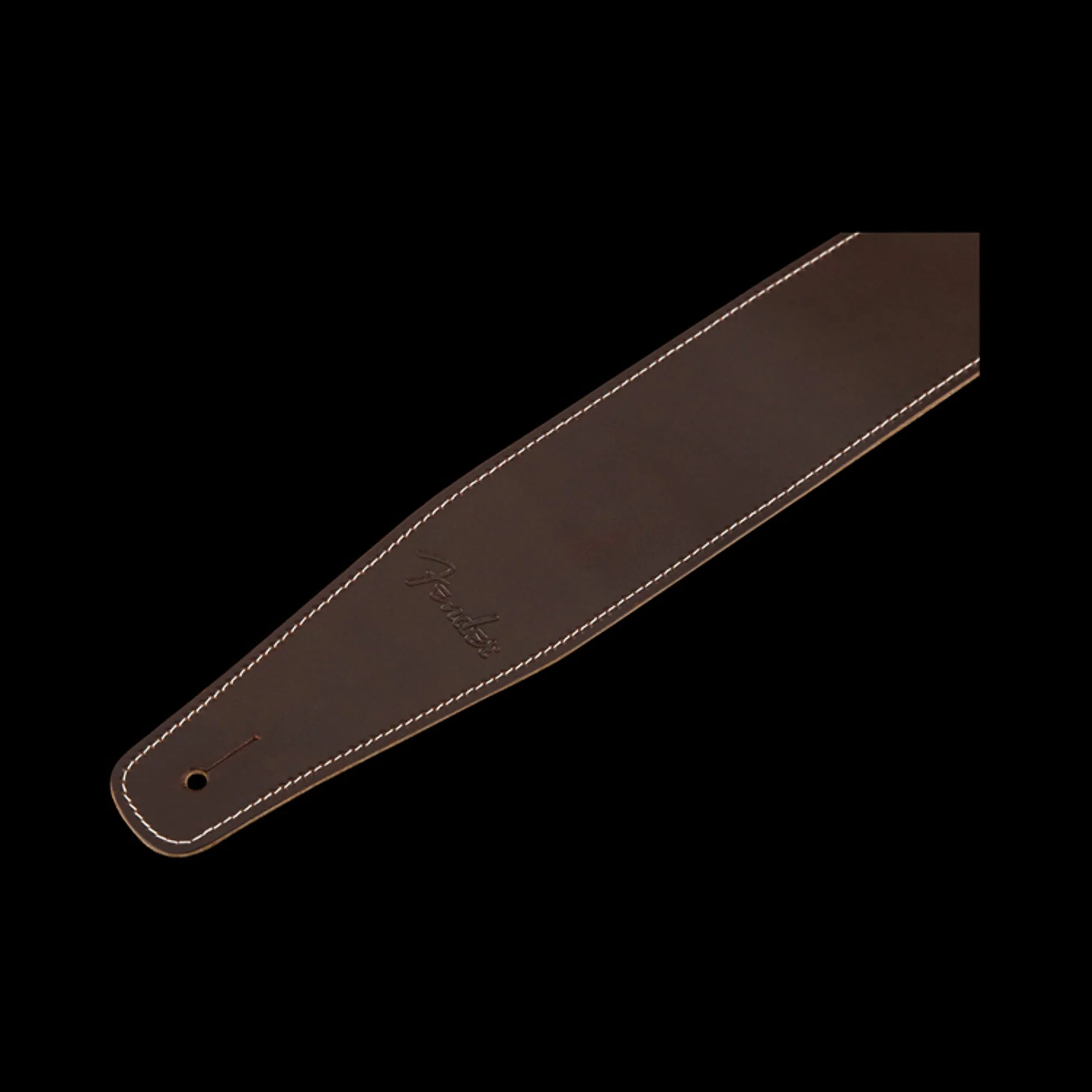 Fender Broken-In Leather Strap Brown 2.5" - Image 2