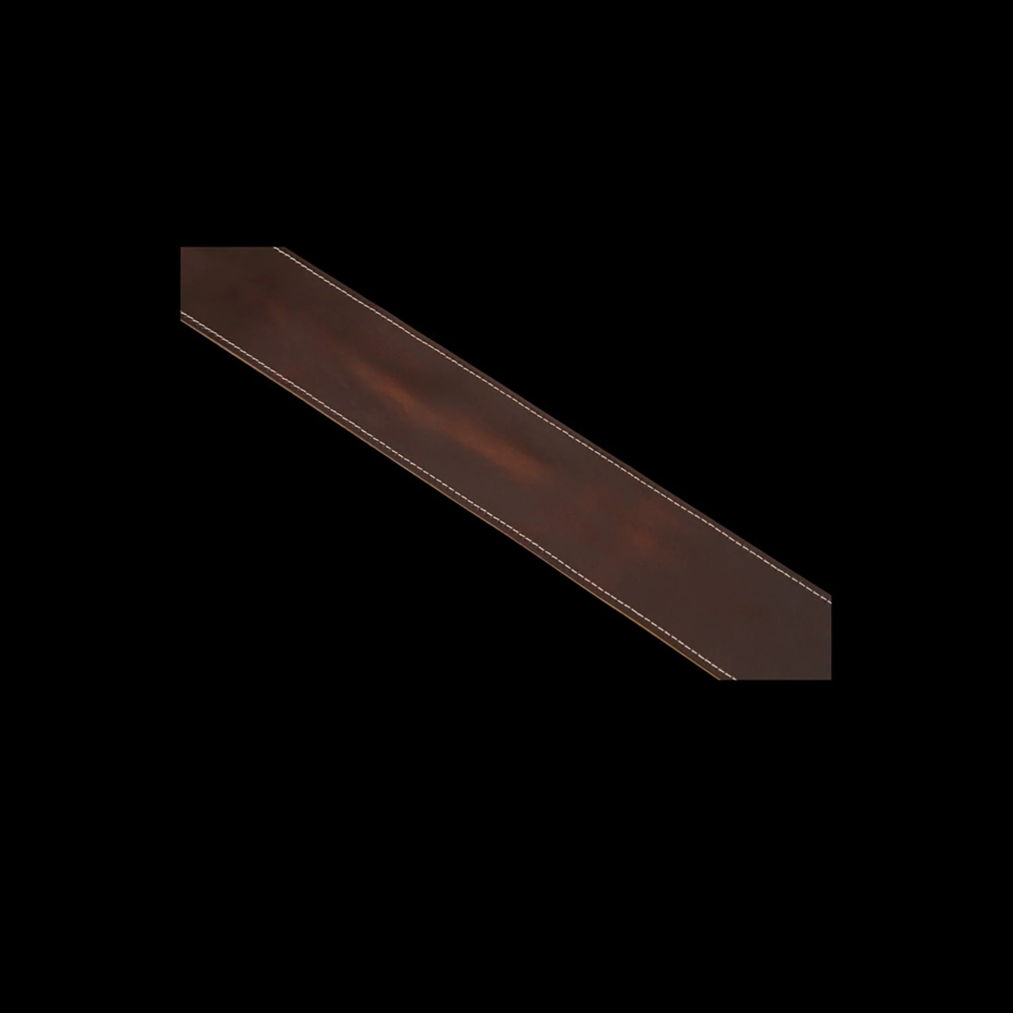 Fender Broken-In Leather Strap Brown 2.5" - Image 4