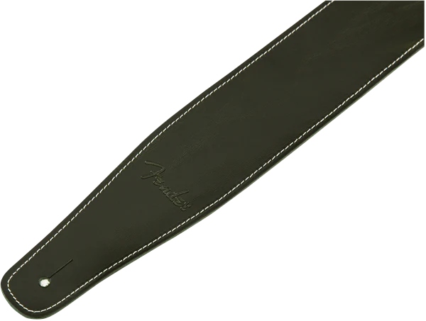 Fender Broken-In Leather Strap Green 2.5" - Image 2