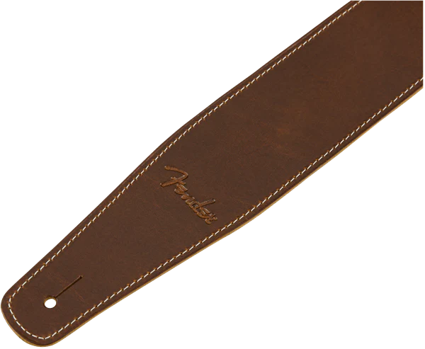 Fender Broken-In Leather Strap Tan 2.5" - Image 2