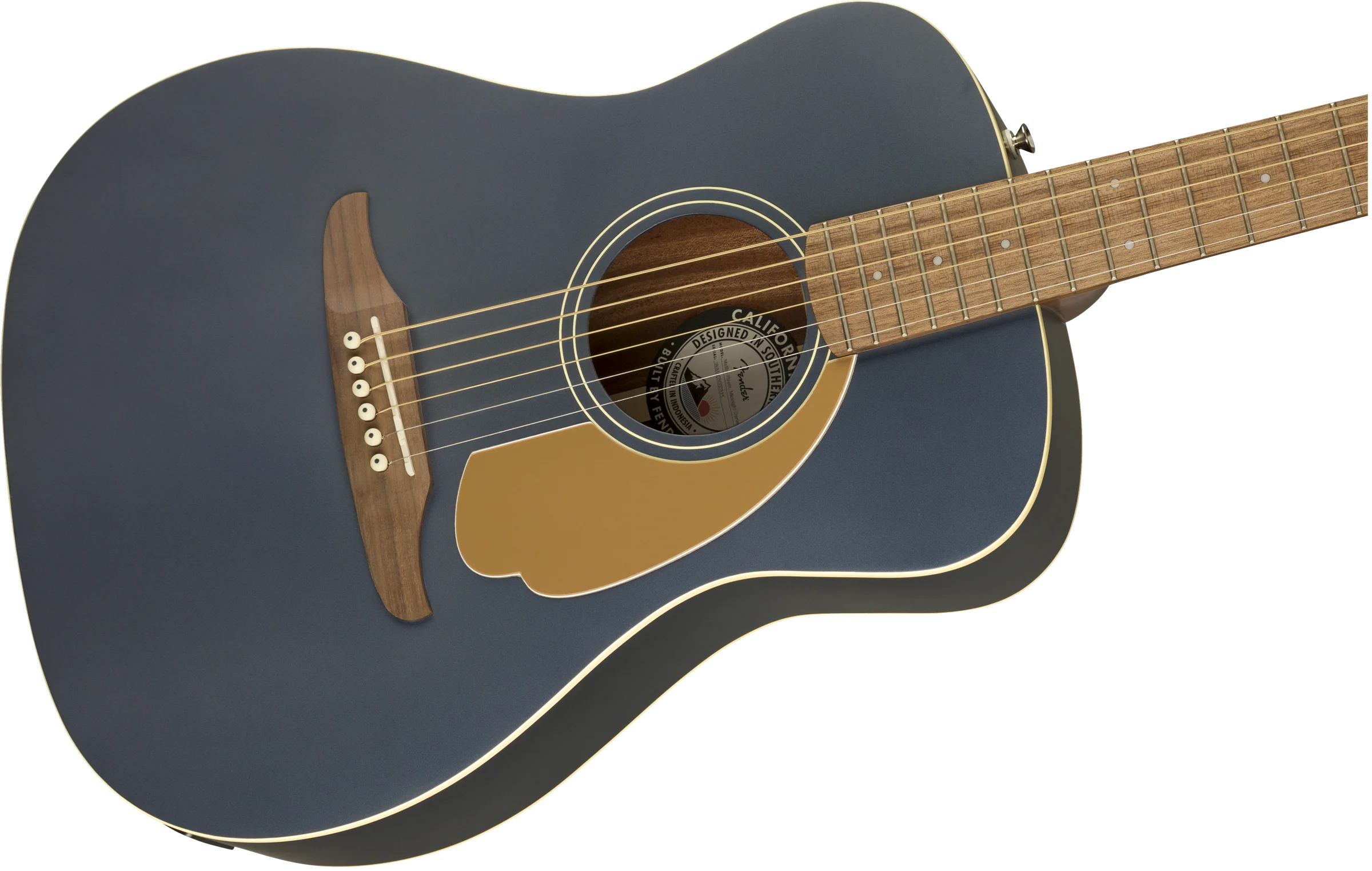 Fender California Series Malibu Player Acoustic Electric Guitar Midnight Satin - Image 7