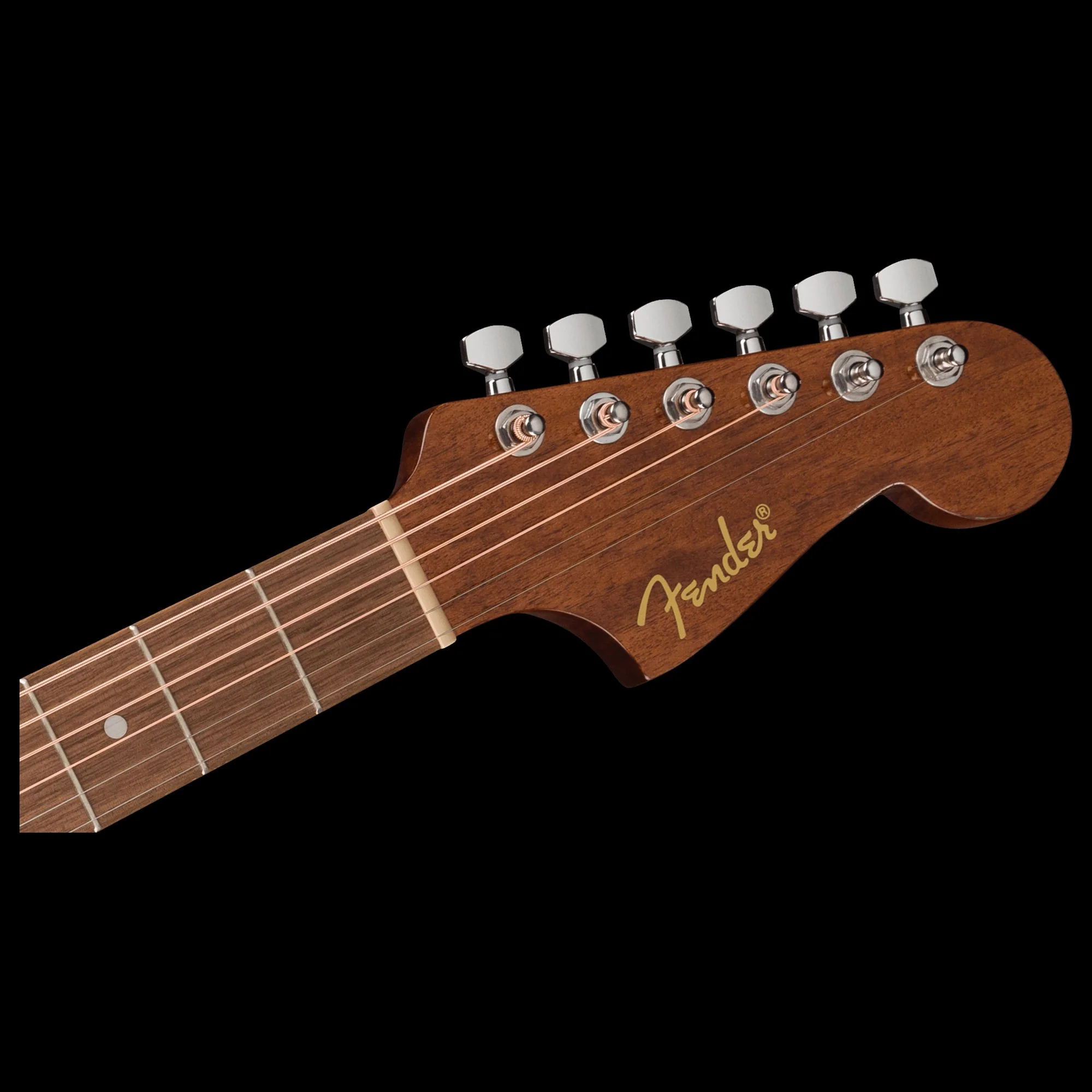 Fender California Standard Redondo CE Spruce Top Ivory Pickguard Black Acoustic Electric Guitar - Image 7
