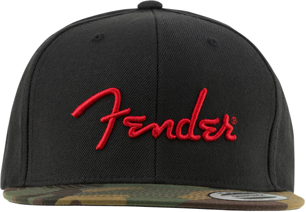 Fender Camo Flatbill Hat Camo One Size Fits Most - Image 3