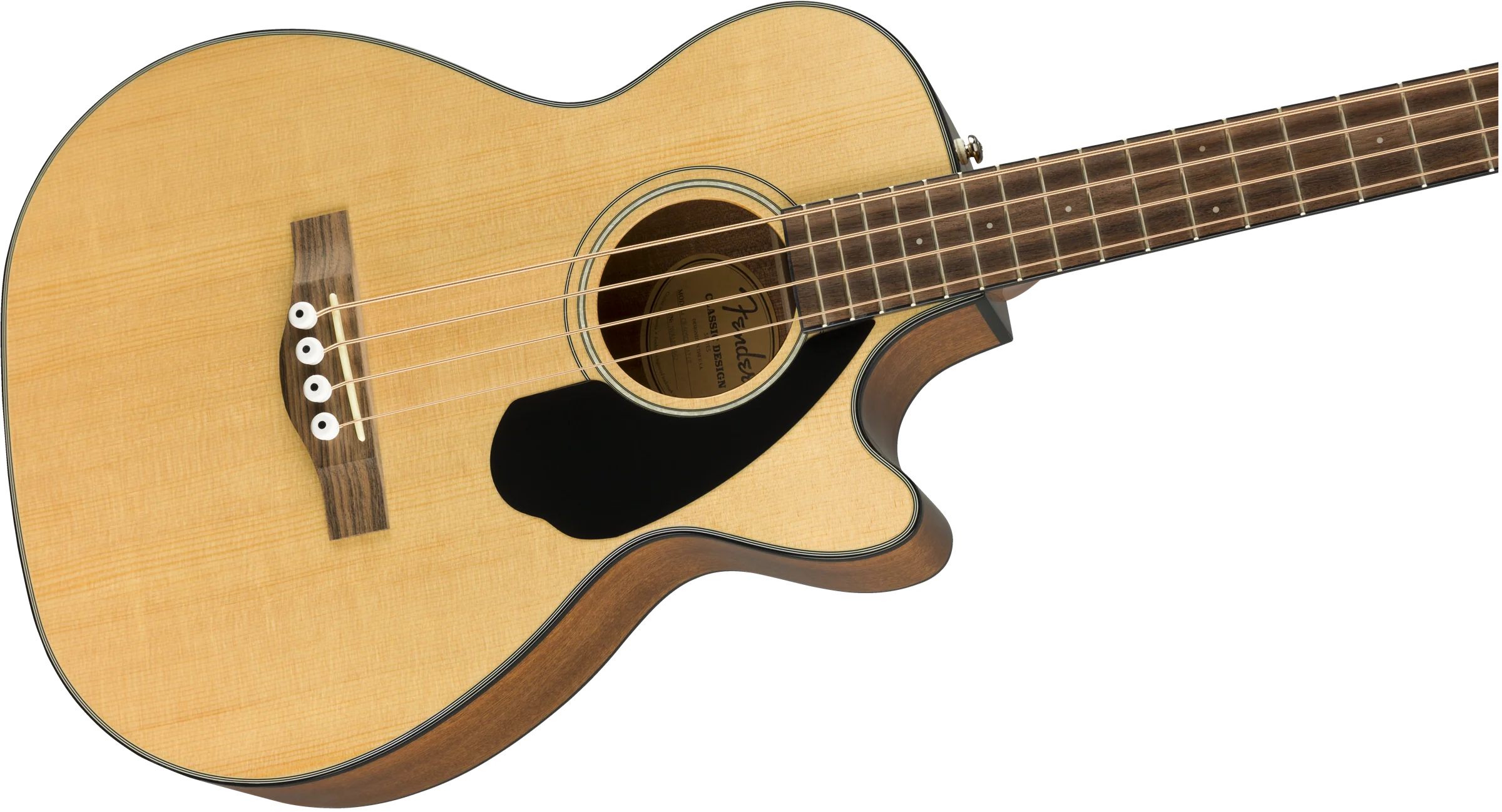 Fender CB-60SCE Acoustic‑Electric Bass Guitar Natural Finish - Image 5
