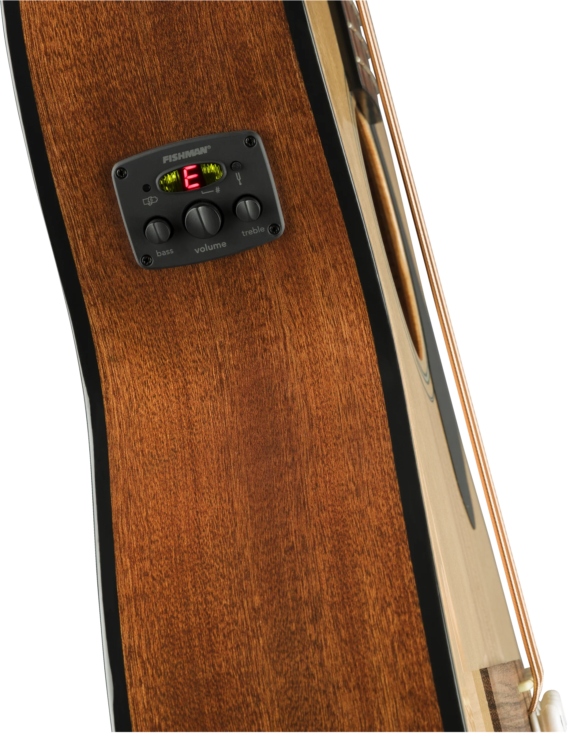 Fender CB-60SCE Acoustic‑Electric Bass Guitar Natural Finish - Image 6