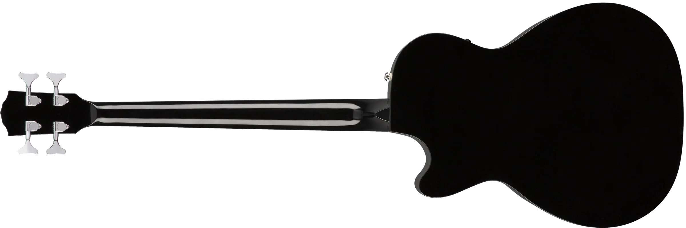 Fender CB-60SCE Laurel Fingerboard Black Acoustic Electric Bass - Image 7