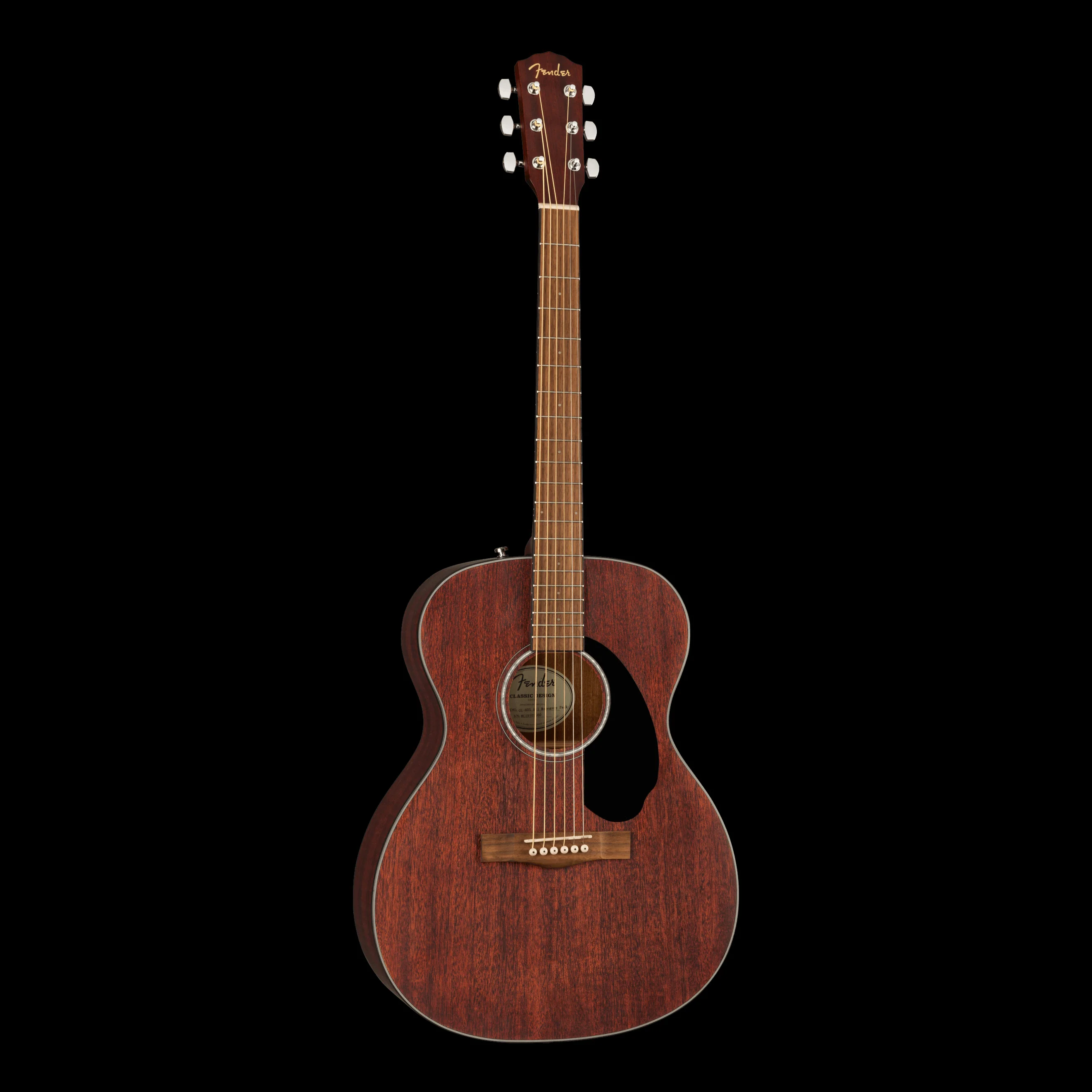 Fender CC-60S All Mahogany Acoustic Guitar - Image 4