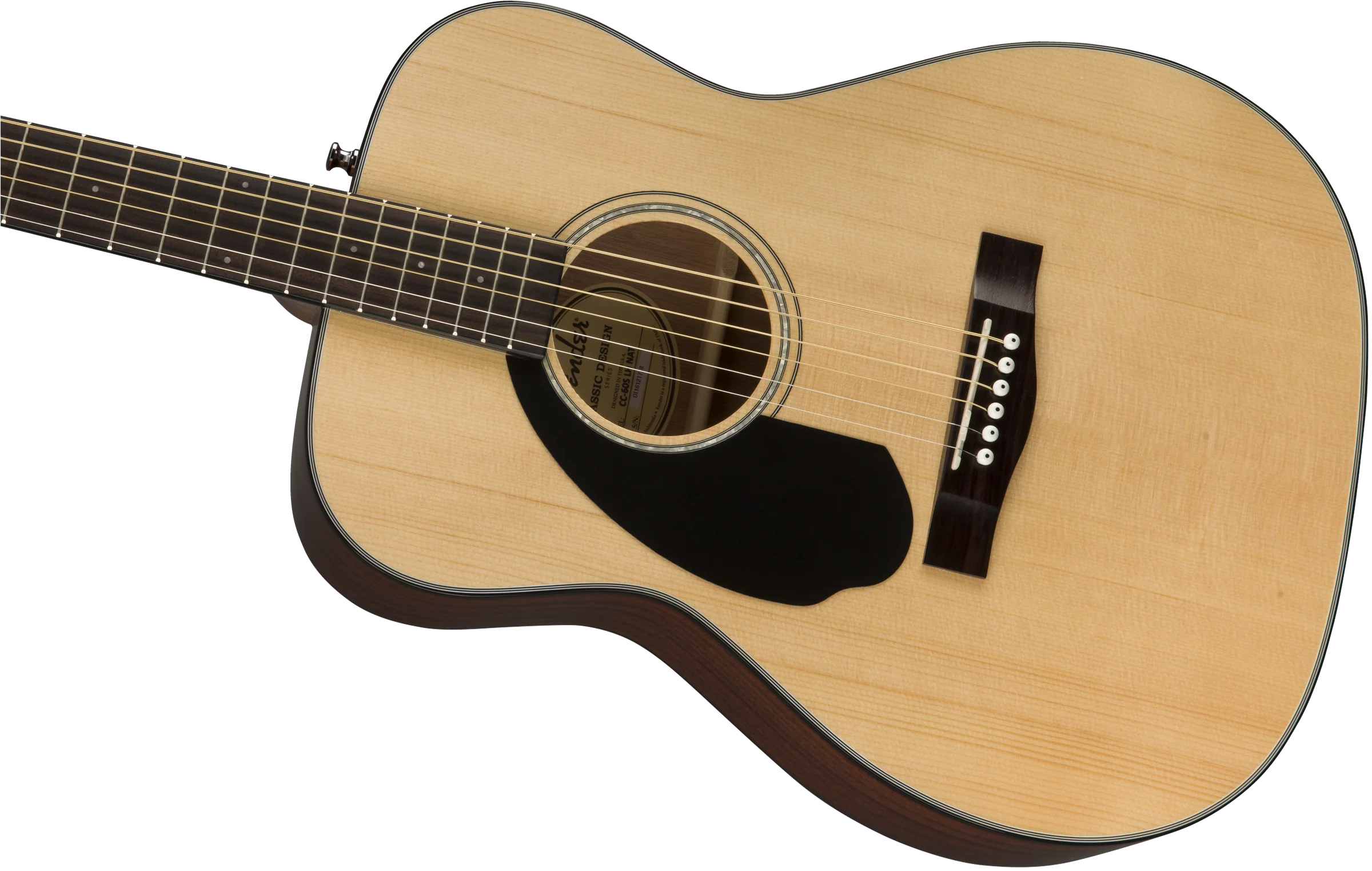 Fender CC-60S Concert LH Walnut Fingerboard Natural - Image 5