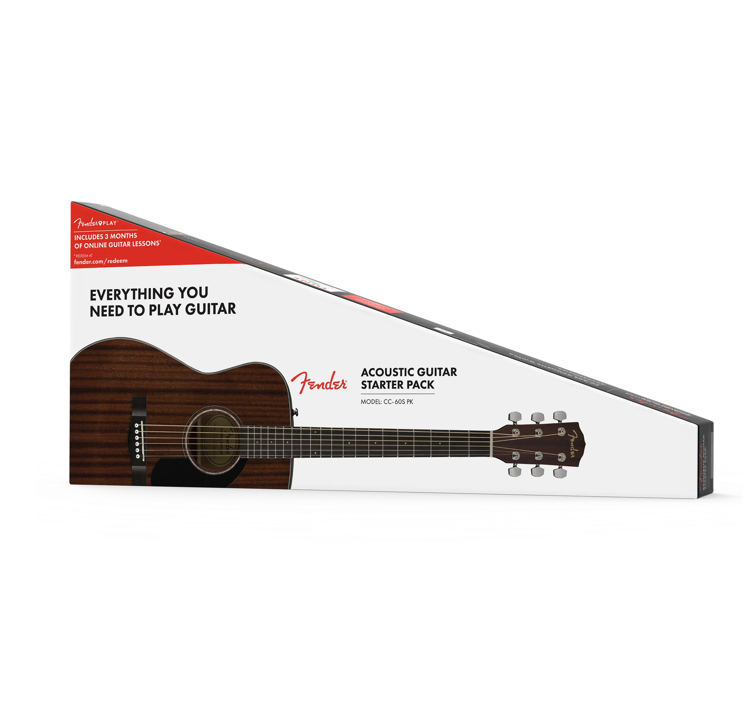 Fender CC-60S Concert Pack V2 All-Mahogany Acoustic guitar - Image 6