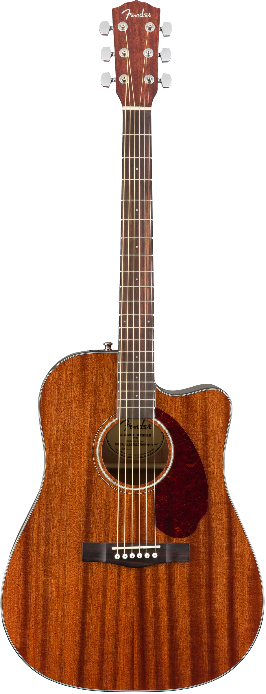 Fender CD-140SCE Walnut Fingerboard Dreadnought All-Mahogany With Case - Image 2
