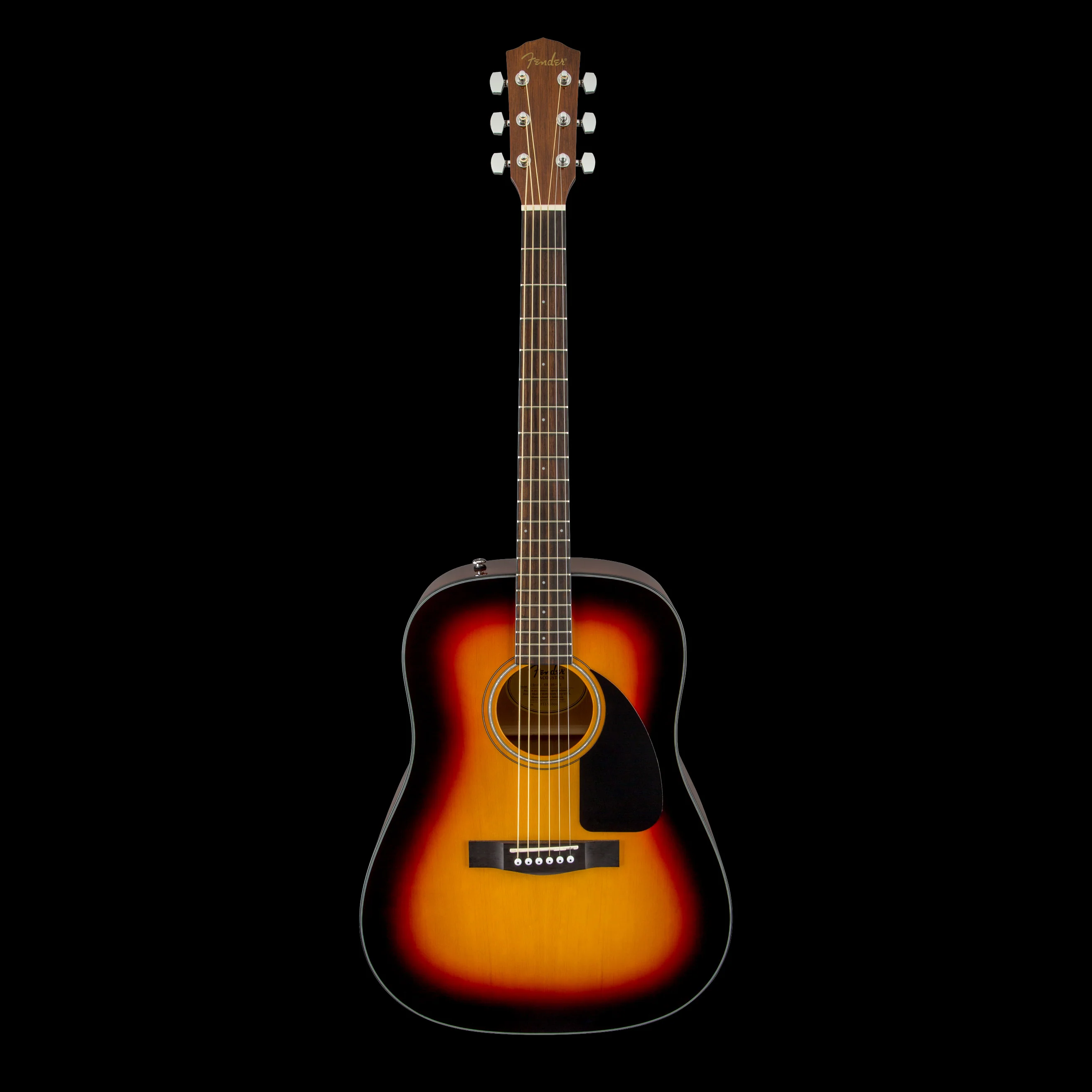 Fender CD-60 Walnut Fingerboard Dreadnought V3 Sunburst With Case - Image 3