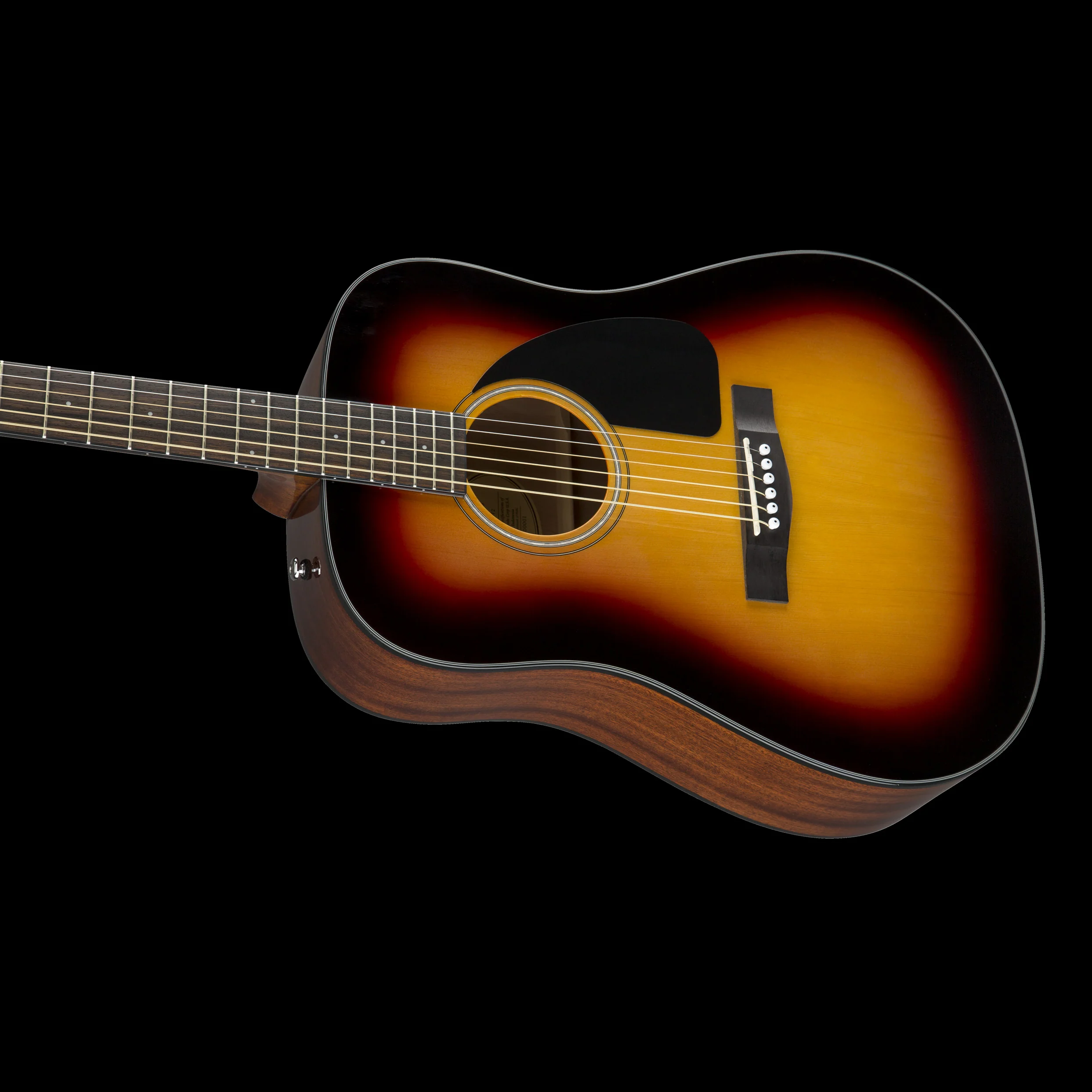 Fender CD-60 Walnut Fingerboard Dreadnought V3 Sunburst With Case - Image 5