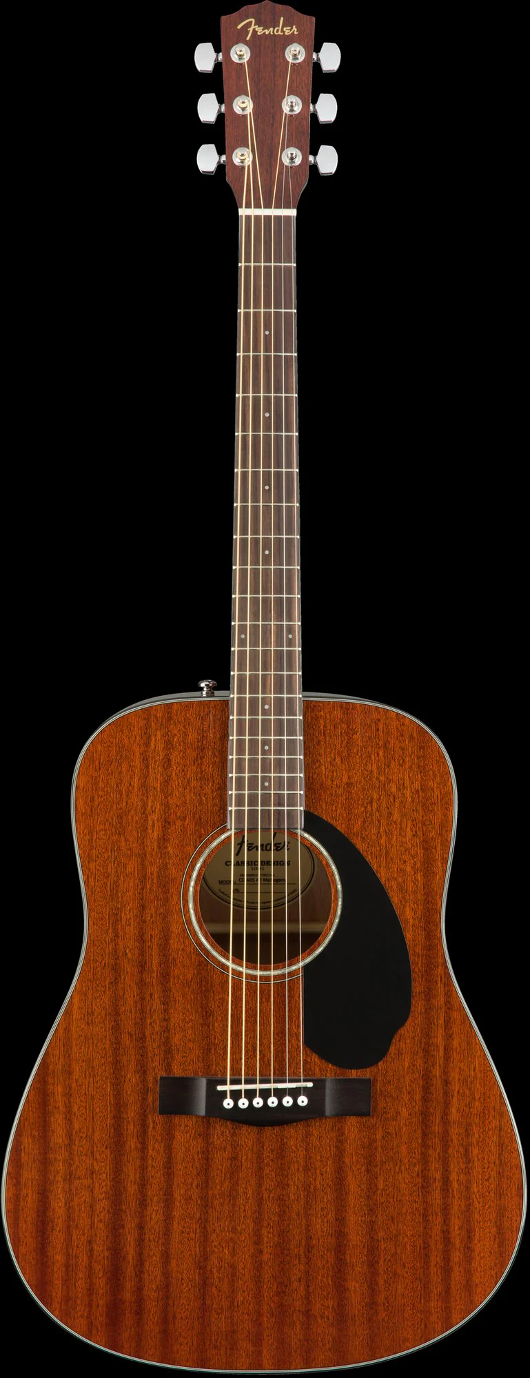 Fender CD-60S All Mahogany Acoustic Guitar Natural Finish - Image 3