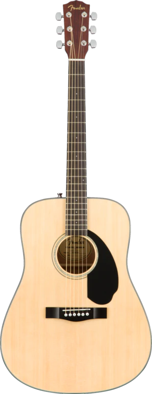 Fender CD-60S Dreadnought Walnut Fingerboard Natural - Image 2