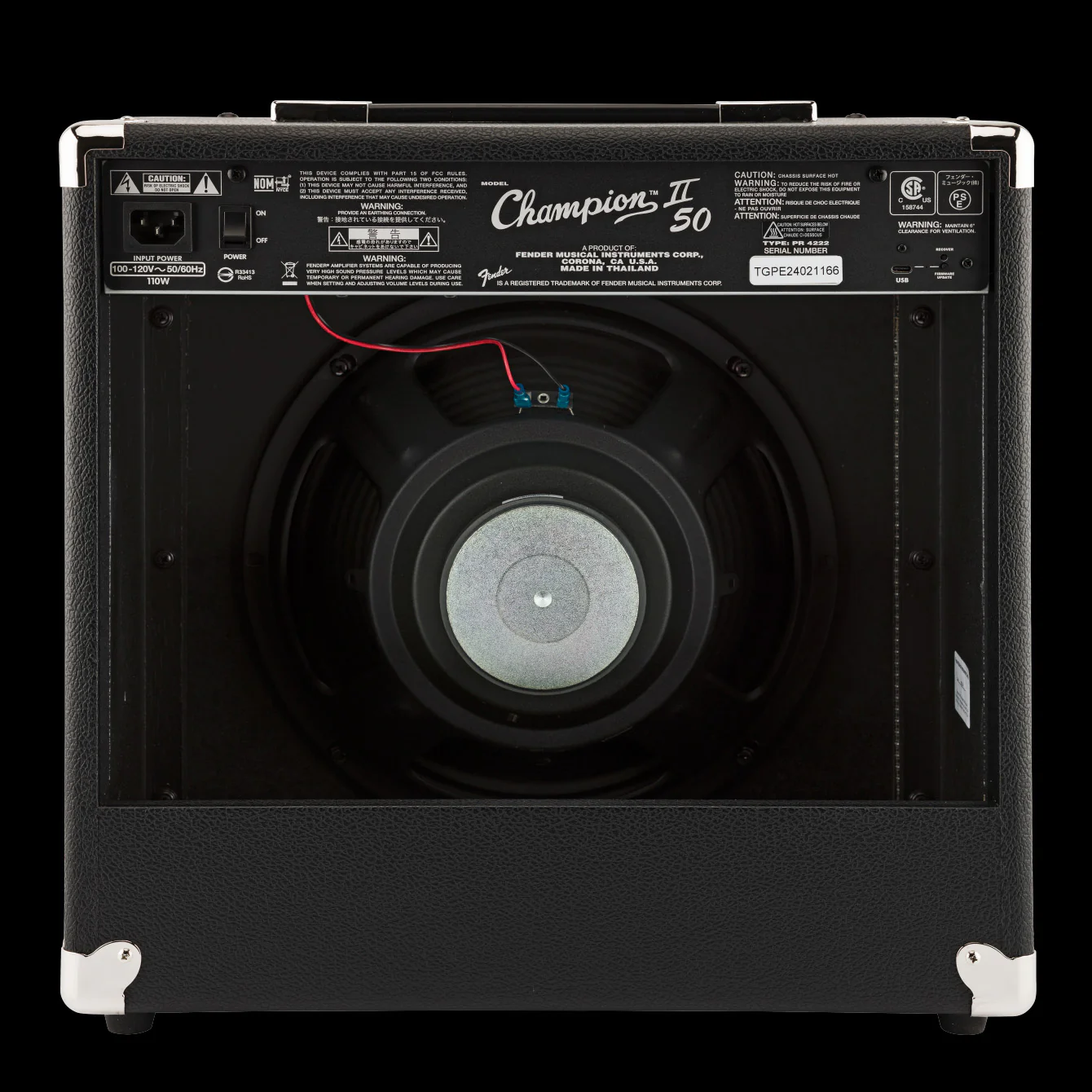 Fender Champion II 50 Guitar Amp Combo - Image 2