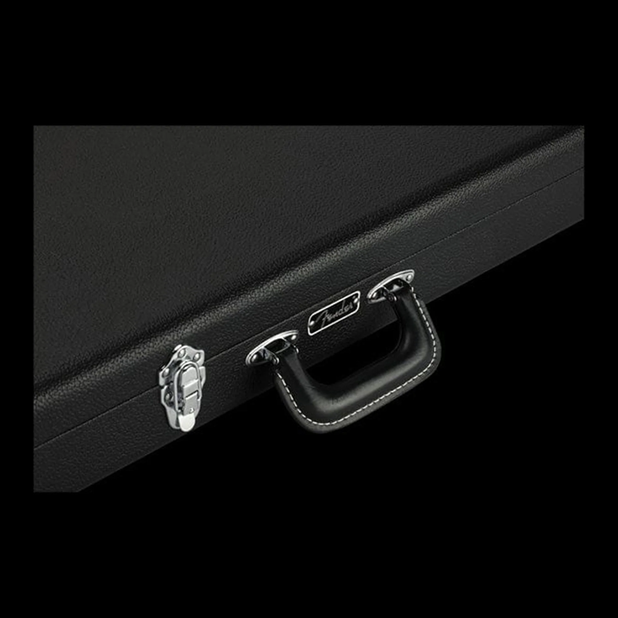 Fender Classic Series Wood Case - Jazzmaster/Jaguar Black Tolex - Image 3