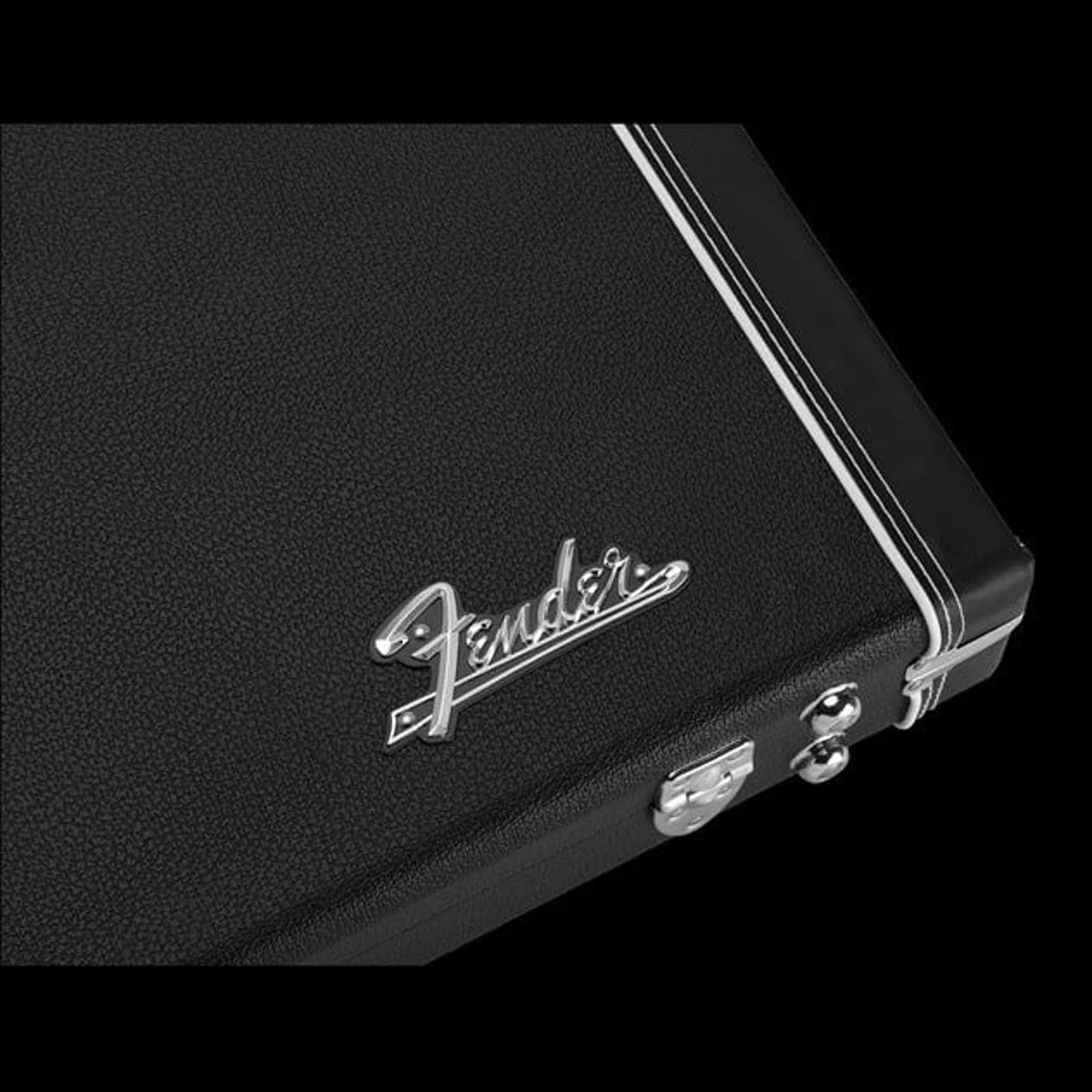 Fender Classic Series Wood Case - Jazzmaster/Jaguar Black Tolex - Image 4