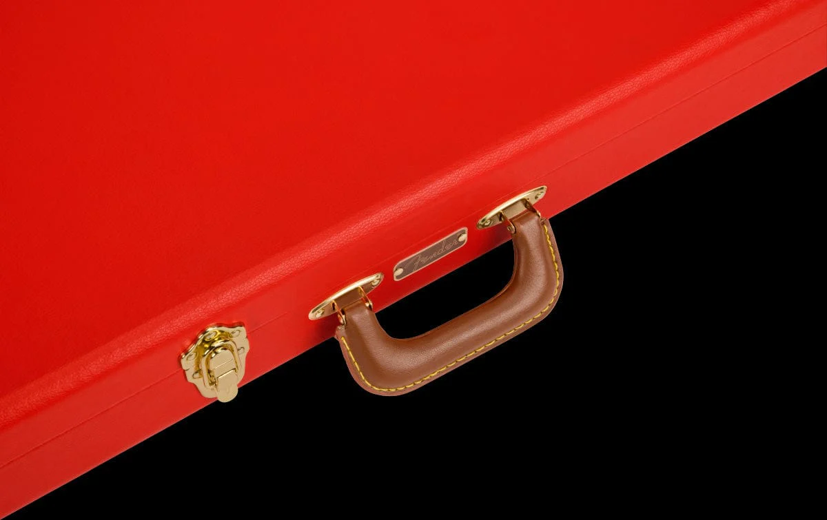 Fender Classic Series Strat/Tele Wood Case Fiesta Red - Image 3
