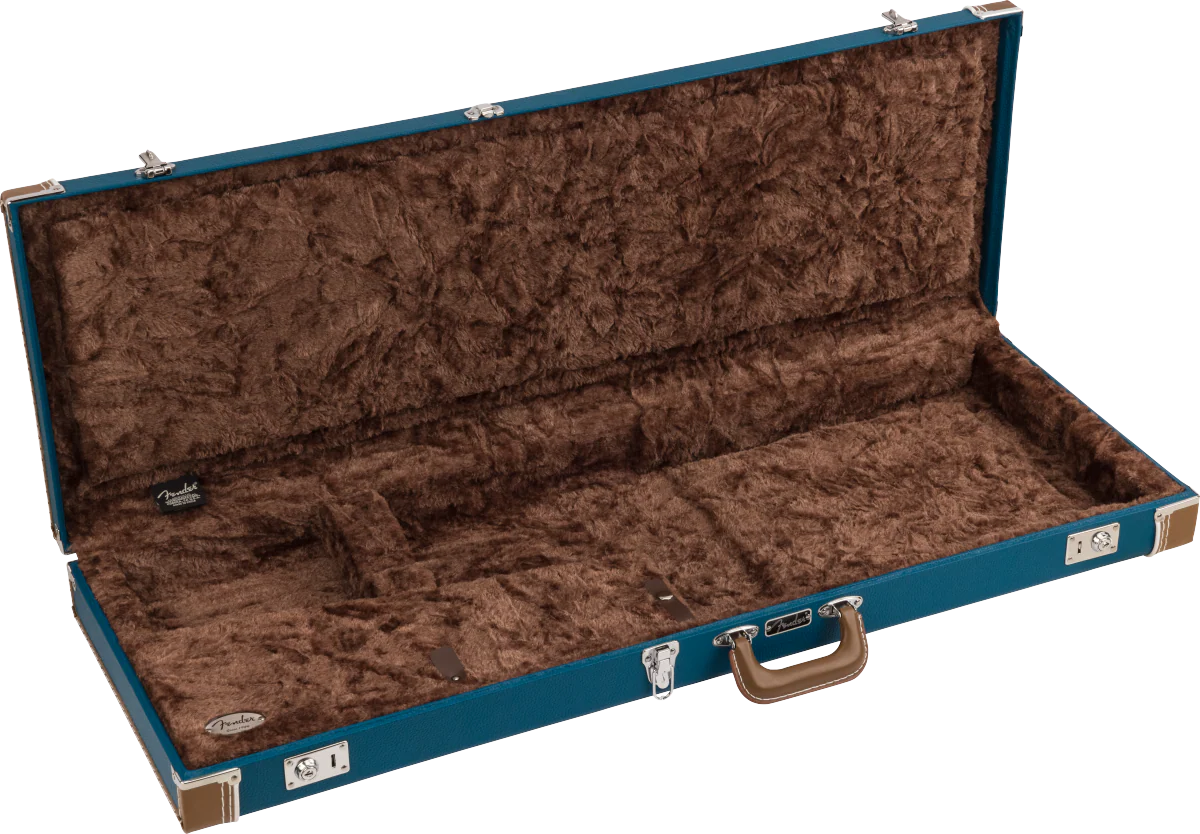 Fender Classic Series Wood Case - Strat/Tele Lake Placid Blue Cases - Image 2
