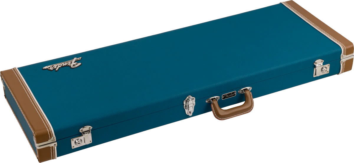 Fender Classic Series Wood Case - Strat/Tele Lake Placid Blue Cases - Image 4