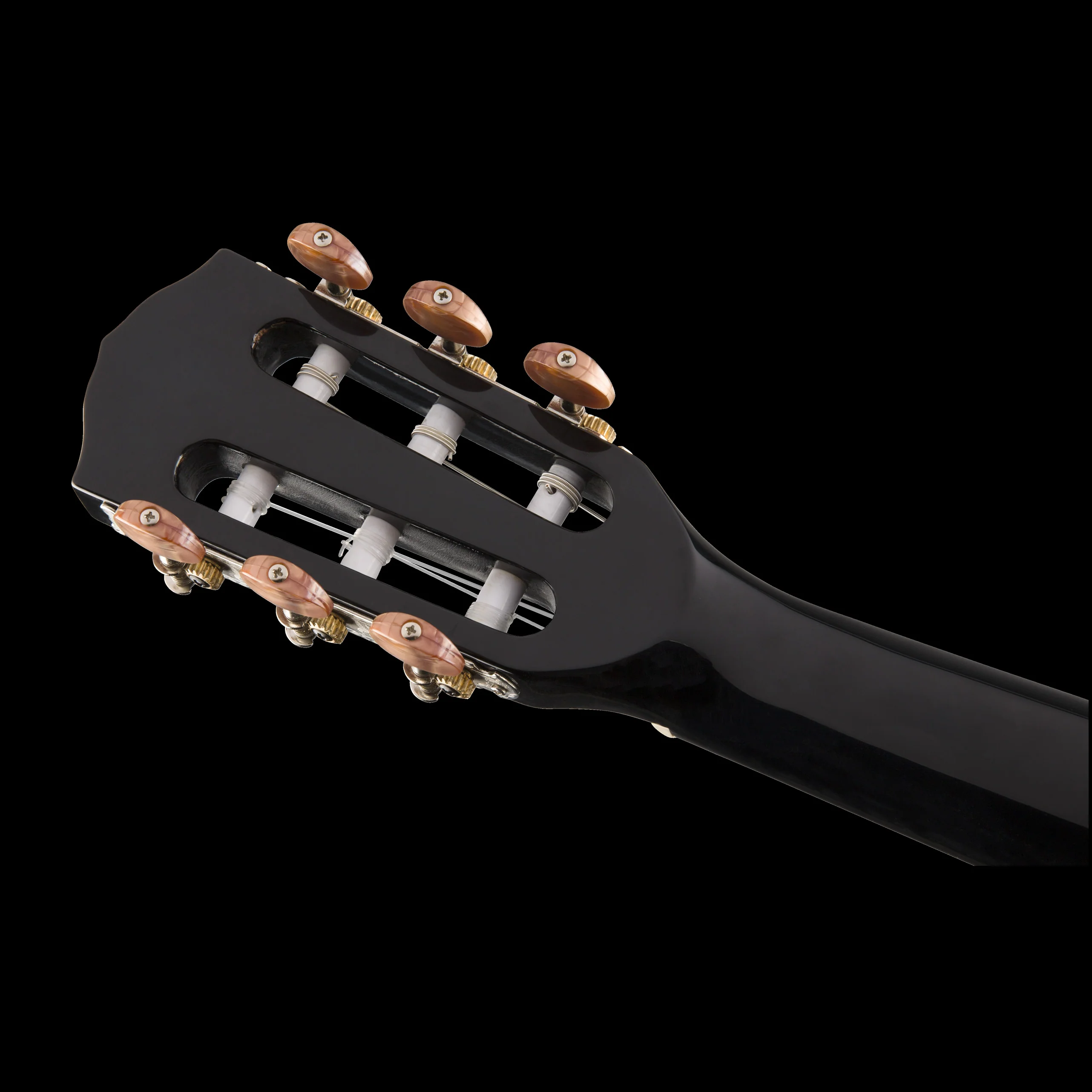 Fender CN-140SCE Acoustic Electric Nylon String Guitar Black With Case - Image 10
