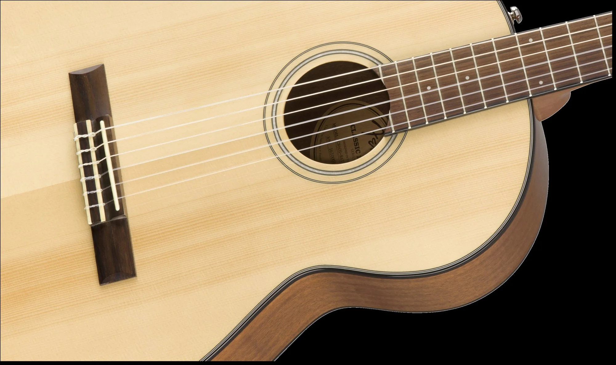Fender CN-60S Nylon String Classical Acoustic Guitar - Image 4