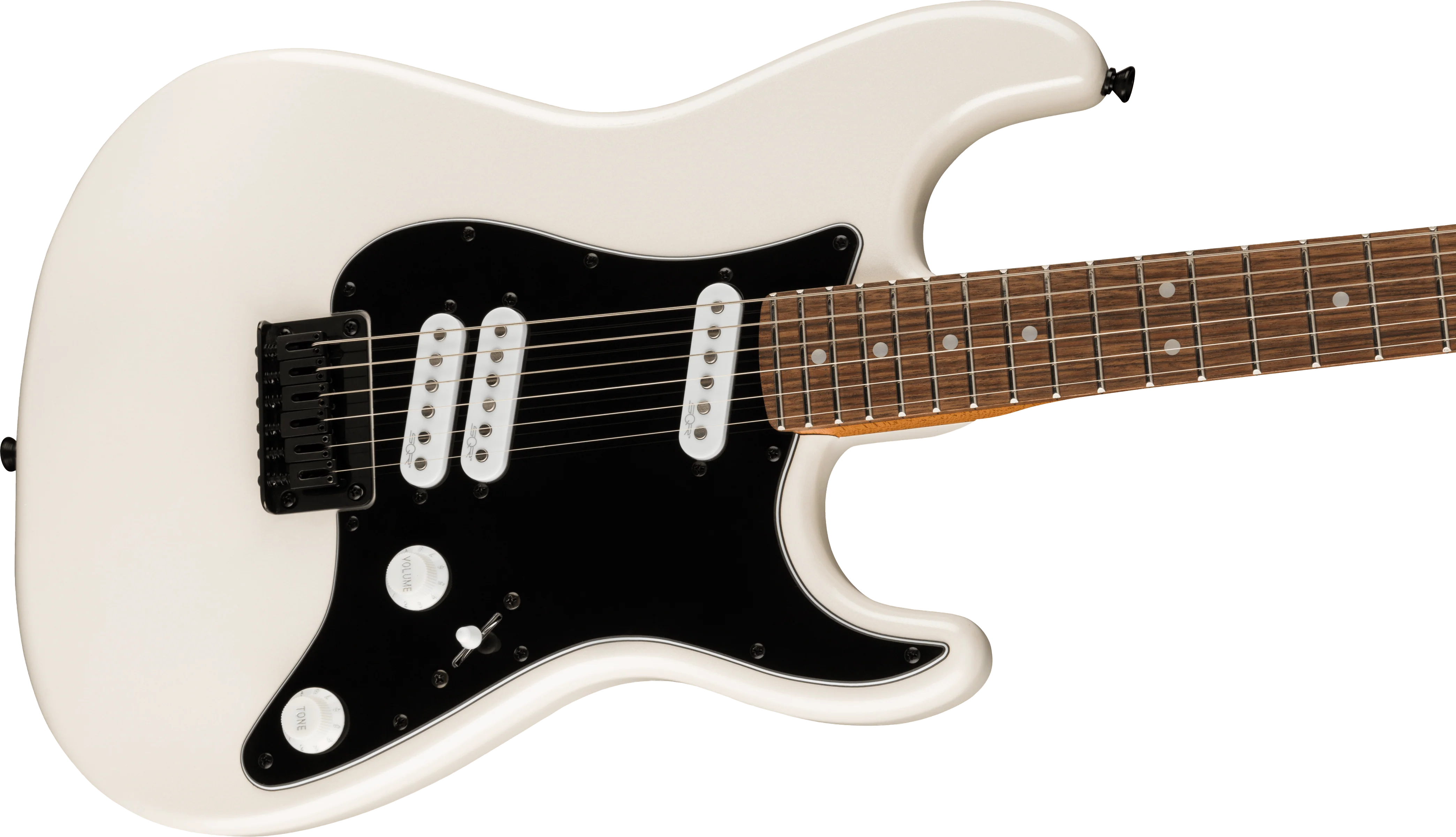 Squier Contemporary Stratocaster Special HT Laurel Fingerboard Black Pickguard Pearl White Electric Guitar - Image 5