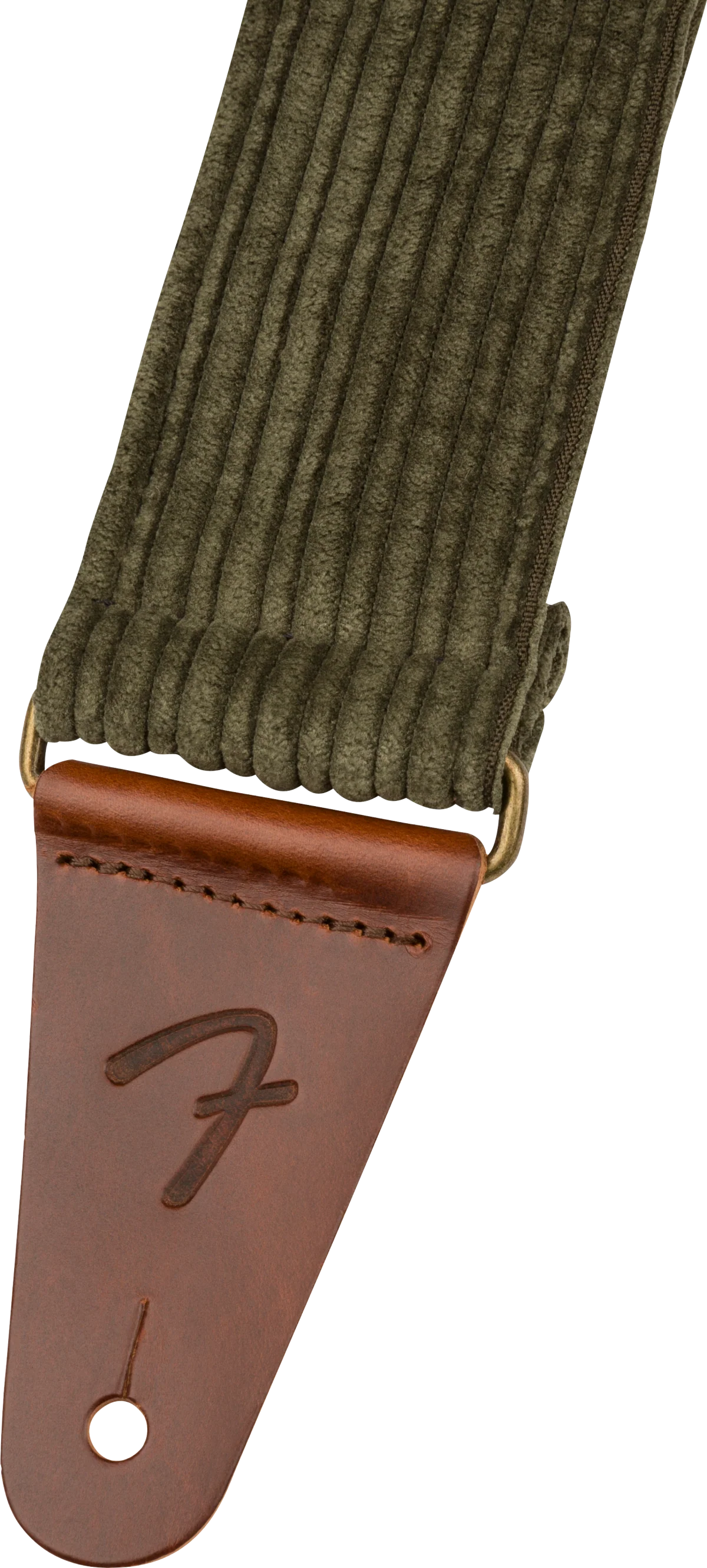 Fender Corduroy Strap Antique Olive 2" Strap - Image 2