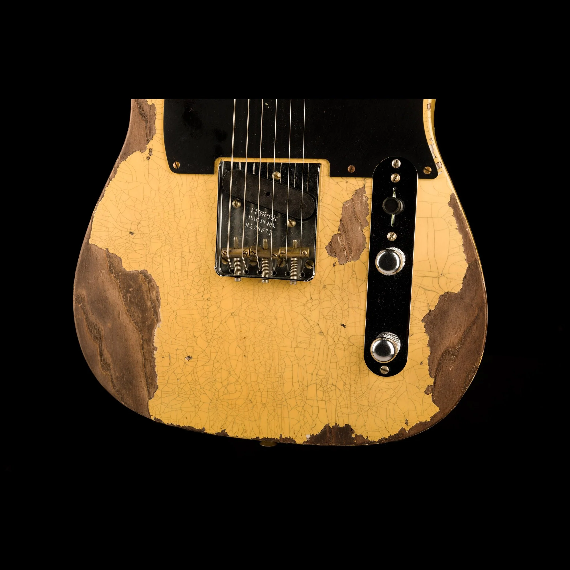 Fender Custom Shop 1951 Telecaster Heavy Relic Faded Aged Nocaster Blonde - Image 5