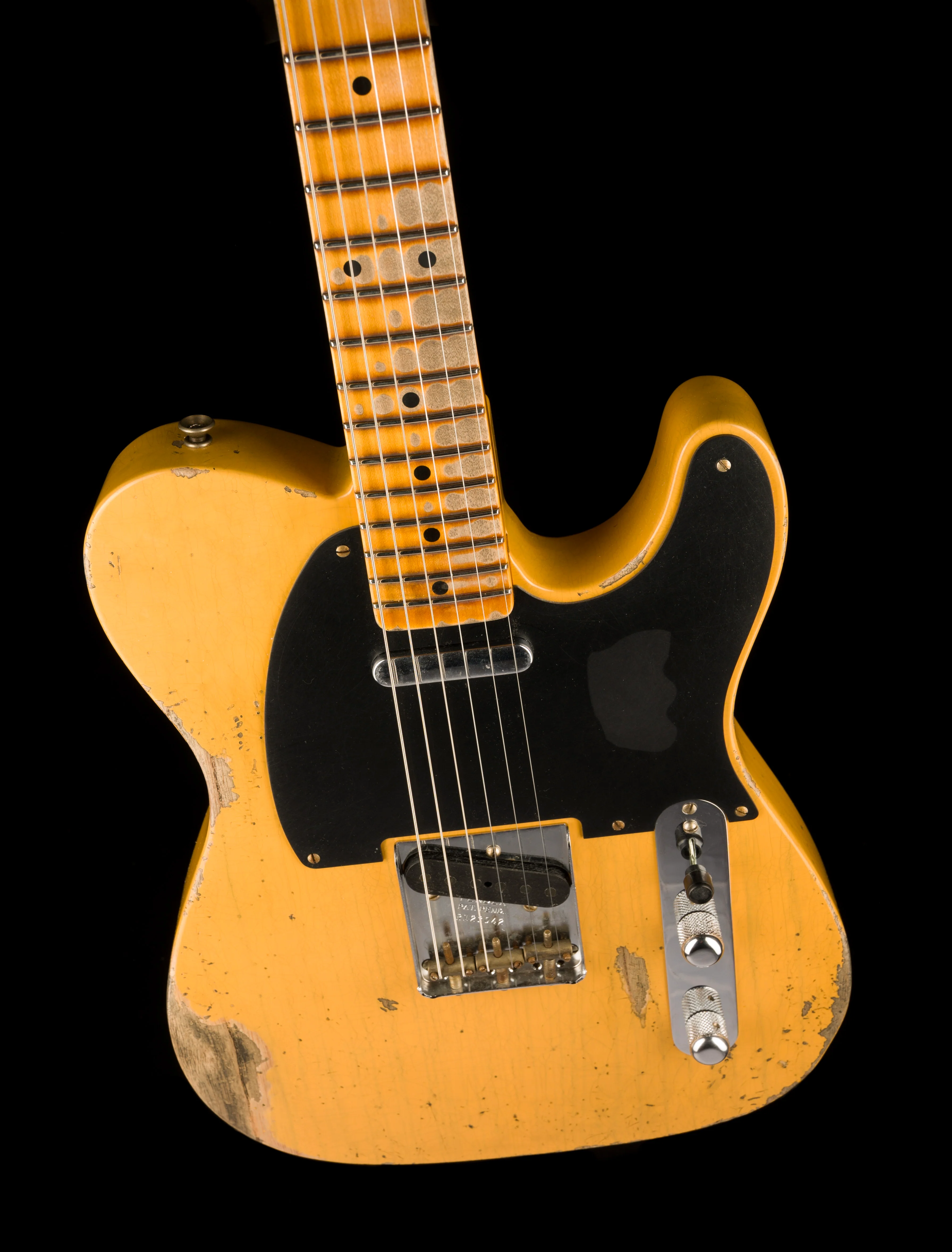 Fender Custom Shop 1952 Telecaster Heavy Relic Butterscotch Blonde - Image 4