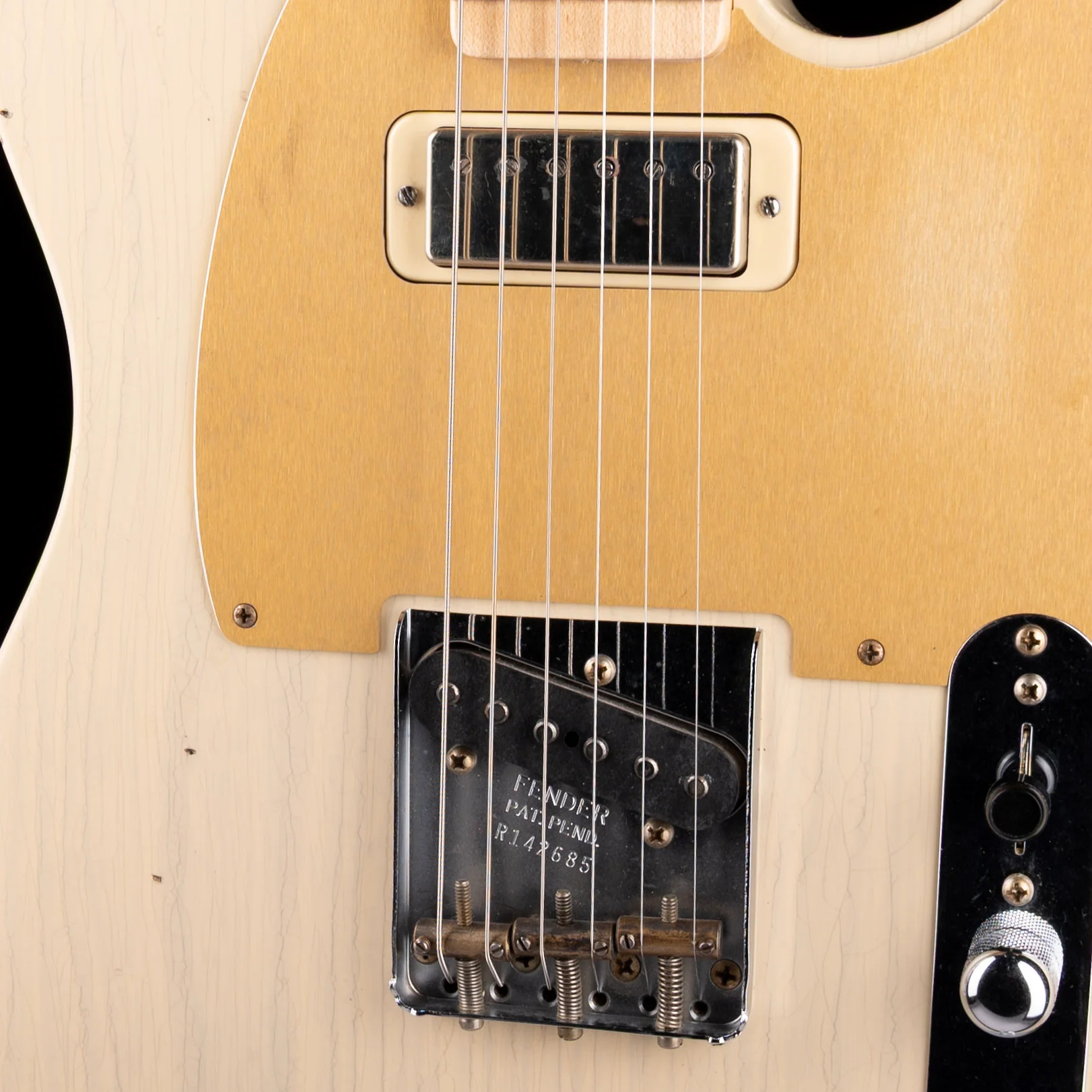 Fender Custom Shop 1952 Telecaster HS Journeyman Relic Vintage Blonde - Image 4