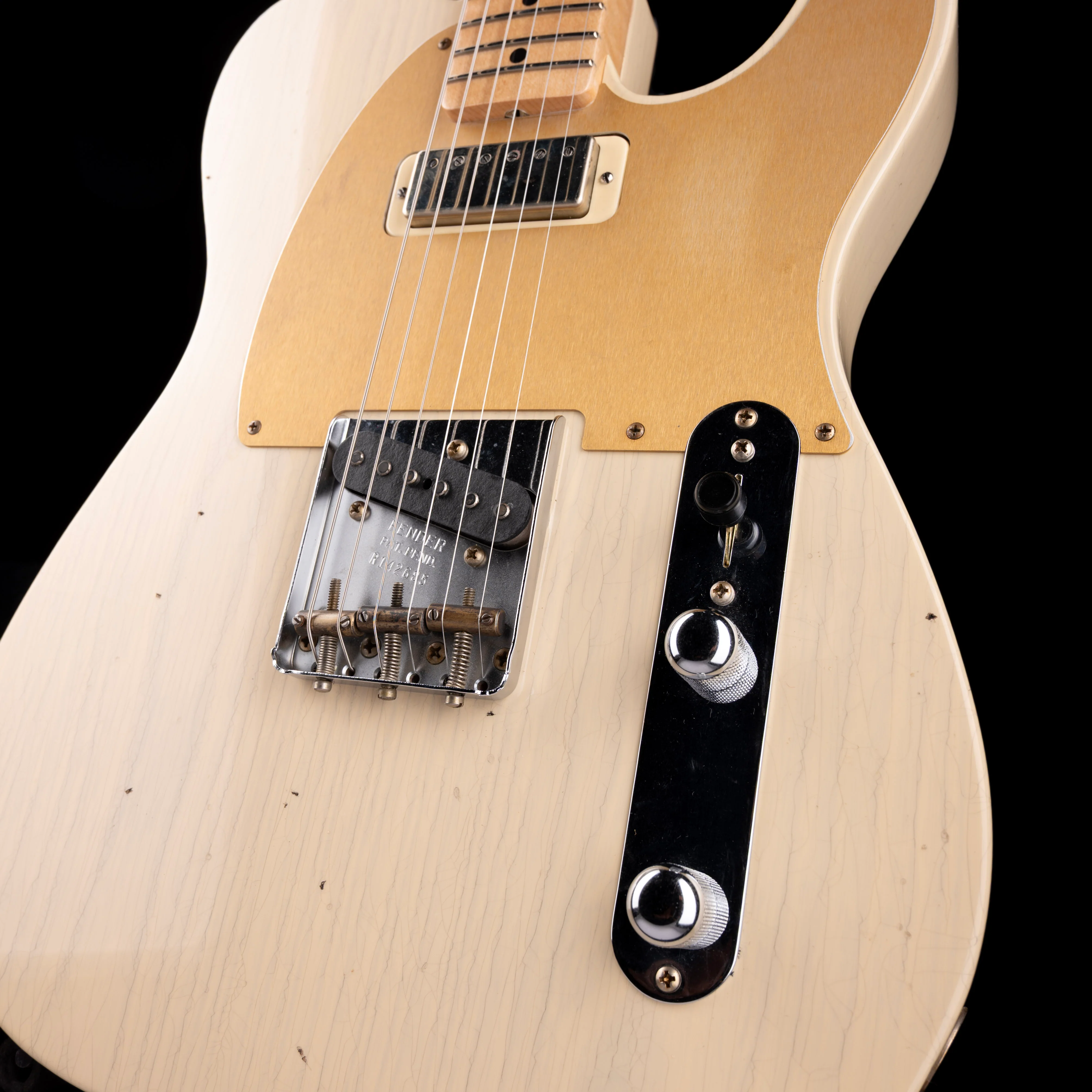 Fender Custom Shop 1952 Telecaster HS Journeyman Relic Vintage Blonde - Image 5