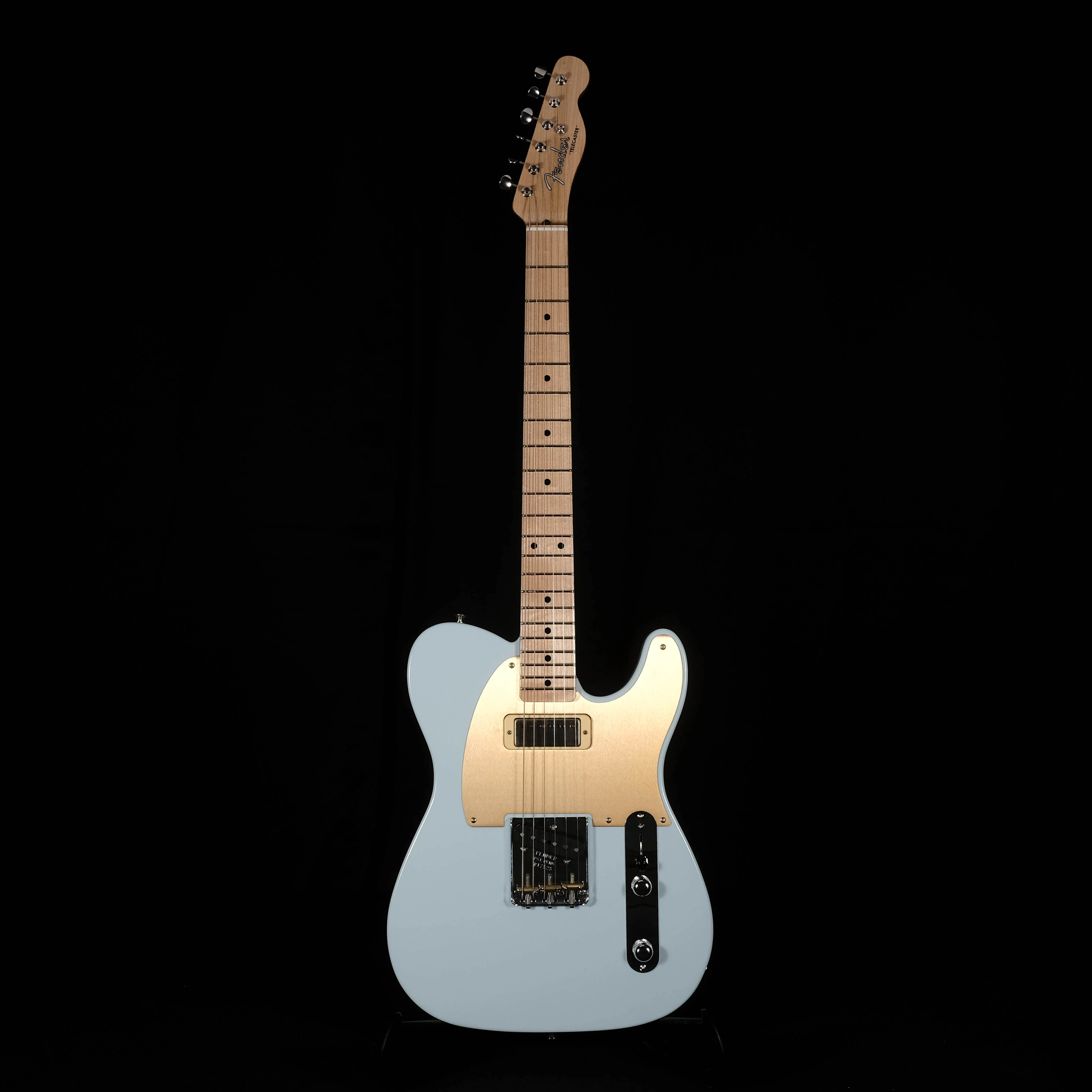Fender Custom Shop 1952 Telecaster HS NOS Sonic Blue Electric Guitar With Case - Image 2