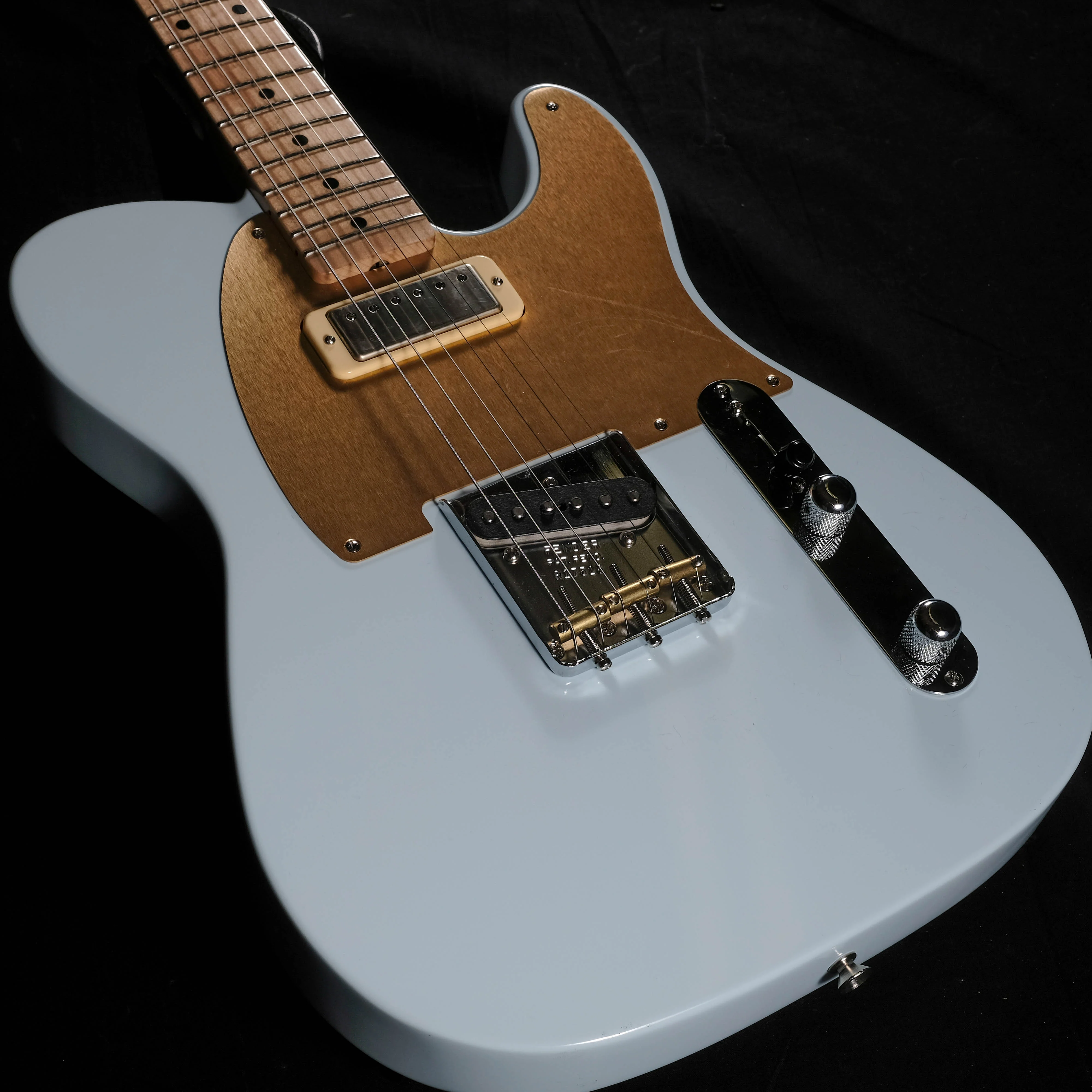 Fender Custom Shop 1952 Telecaster HS NOS Sonic Blue Electric Guitar With Case - Image 5